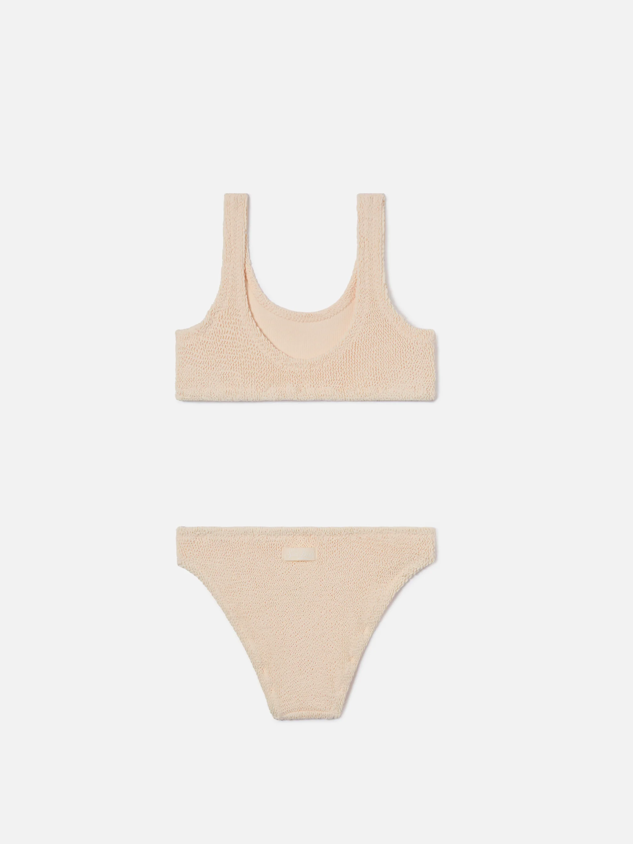 Baker crinkle bikini in ivory - Image 2