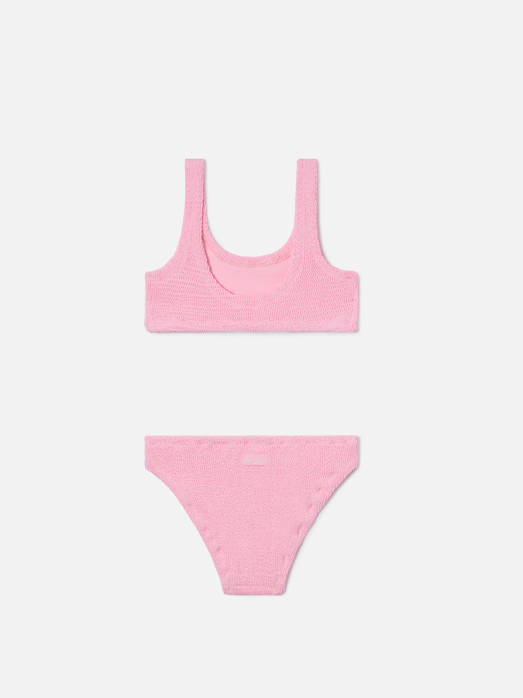 Baker crinkle bikini in light pink - Image 2
