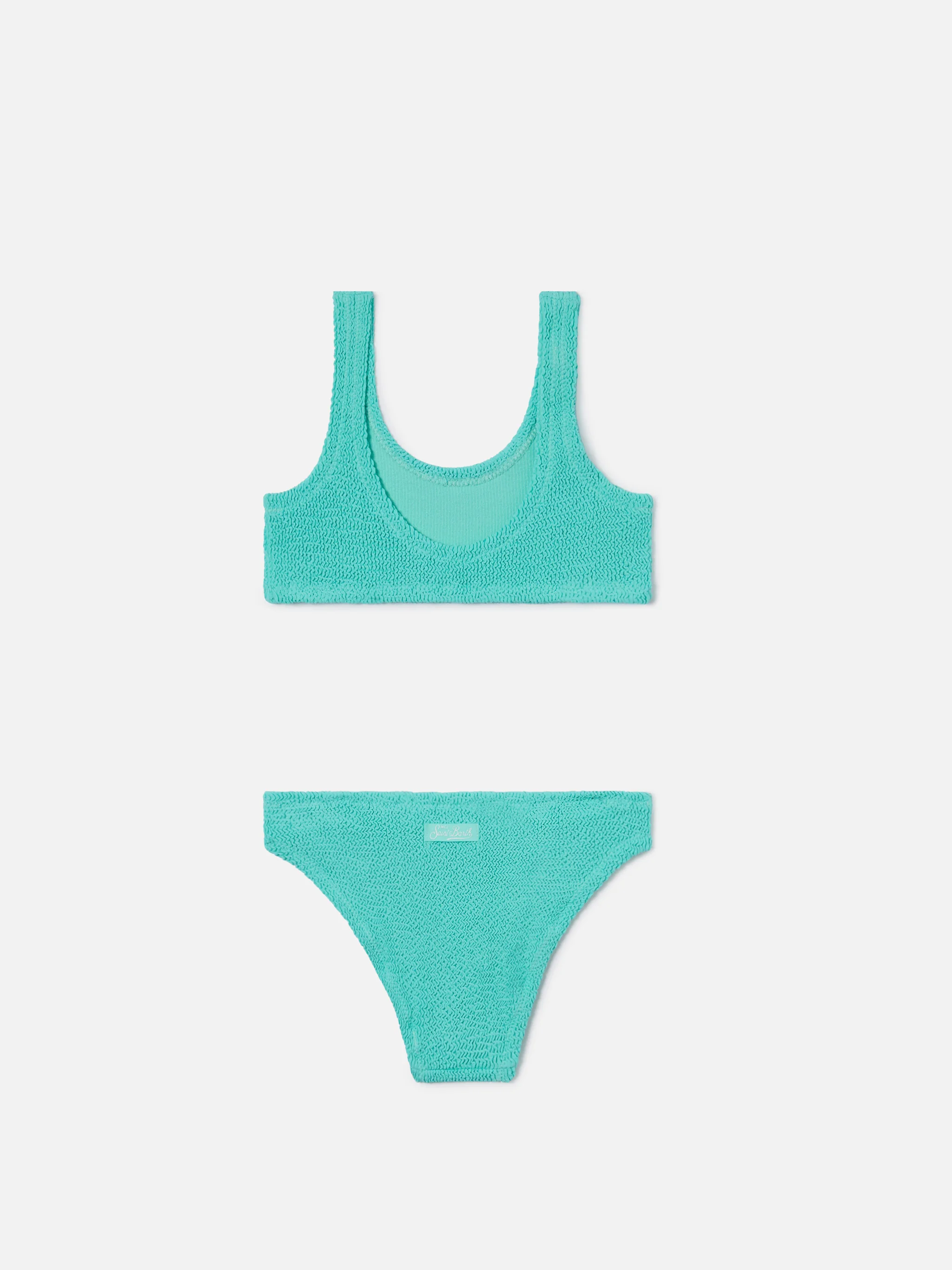 Baker crinkle bikini in water green - Image 2