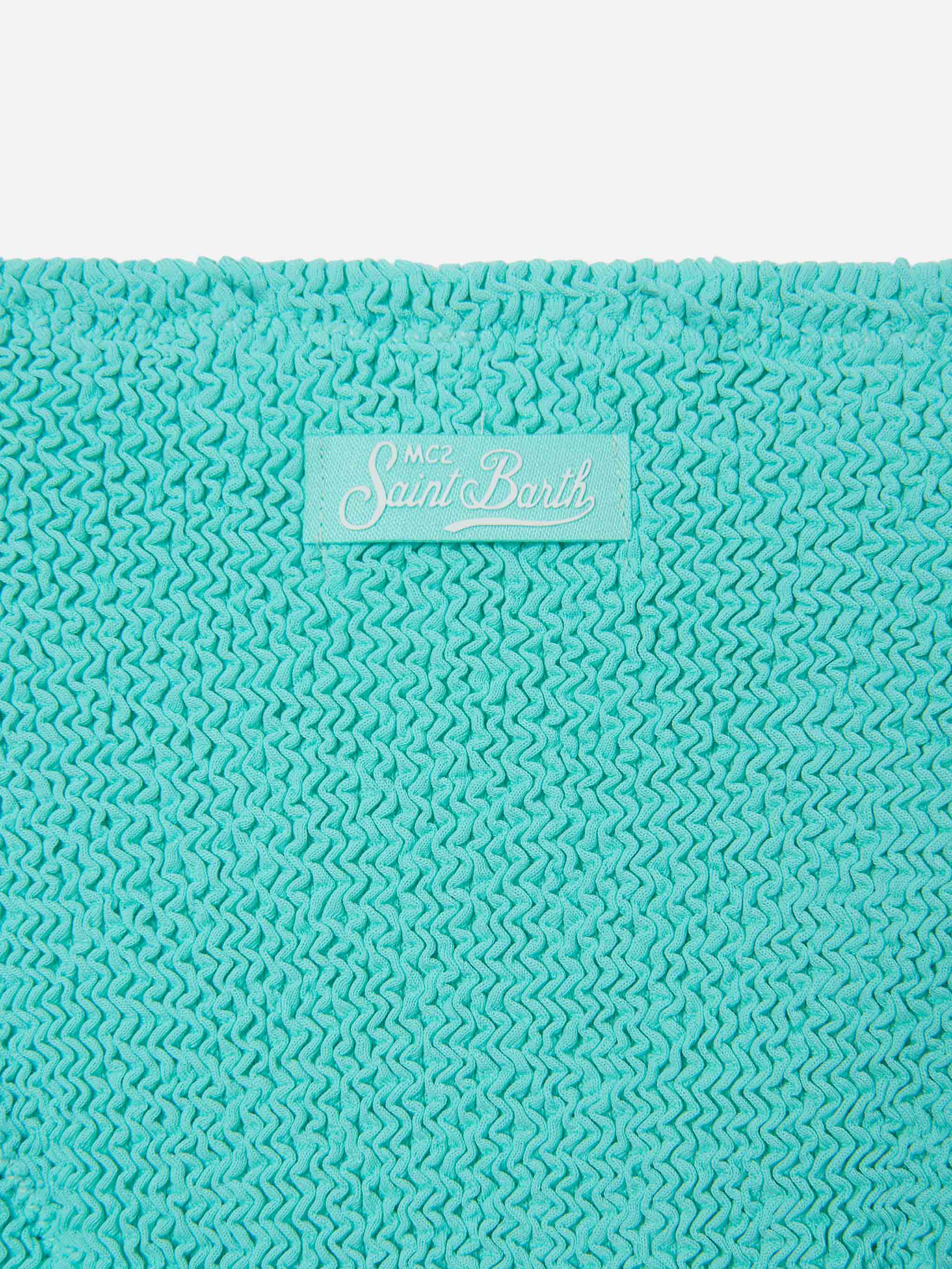 Baker crinkle bikini in water green - Image 3