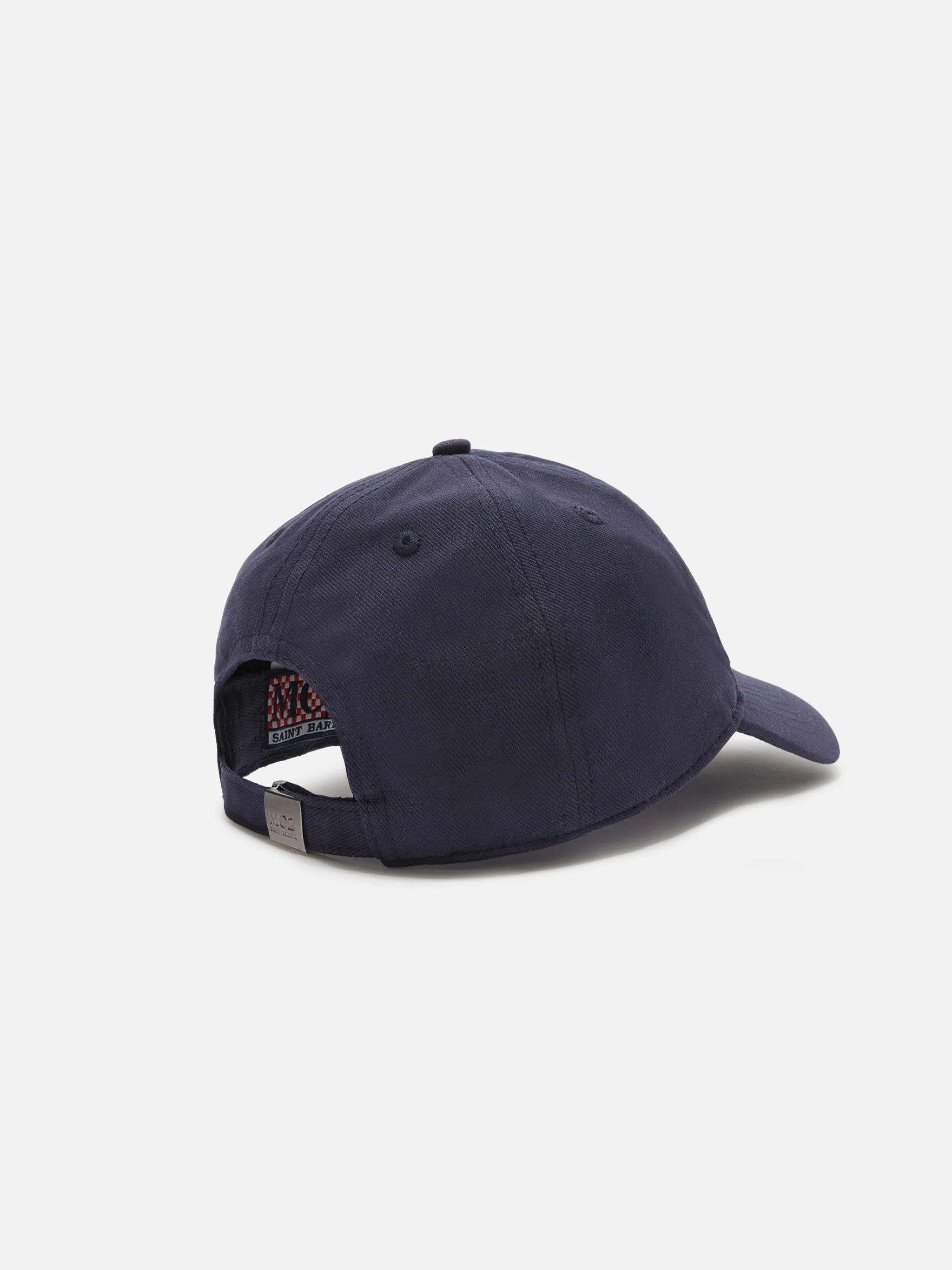 Baseball cap with visor in blue cotton with embroidery| Special Edition - Image 3