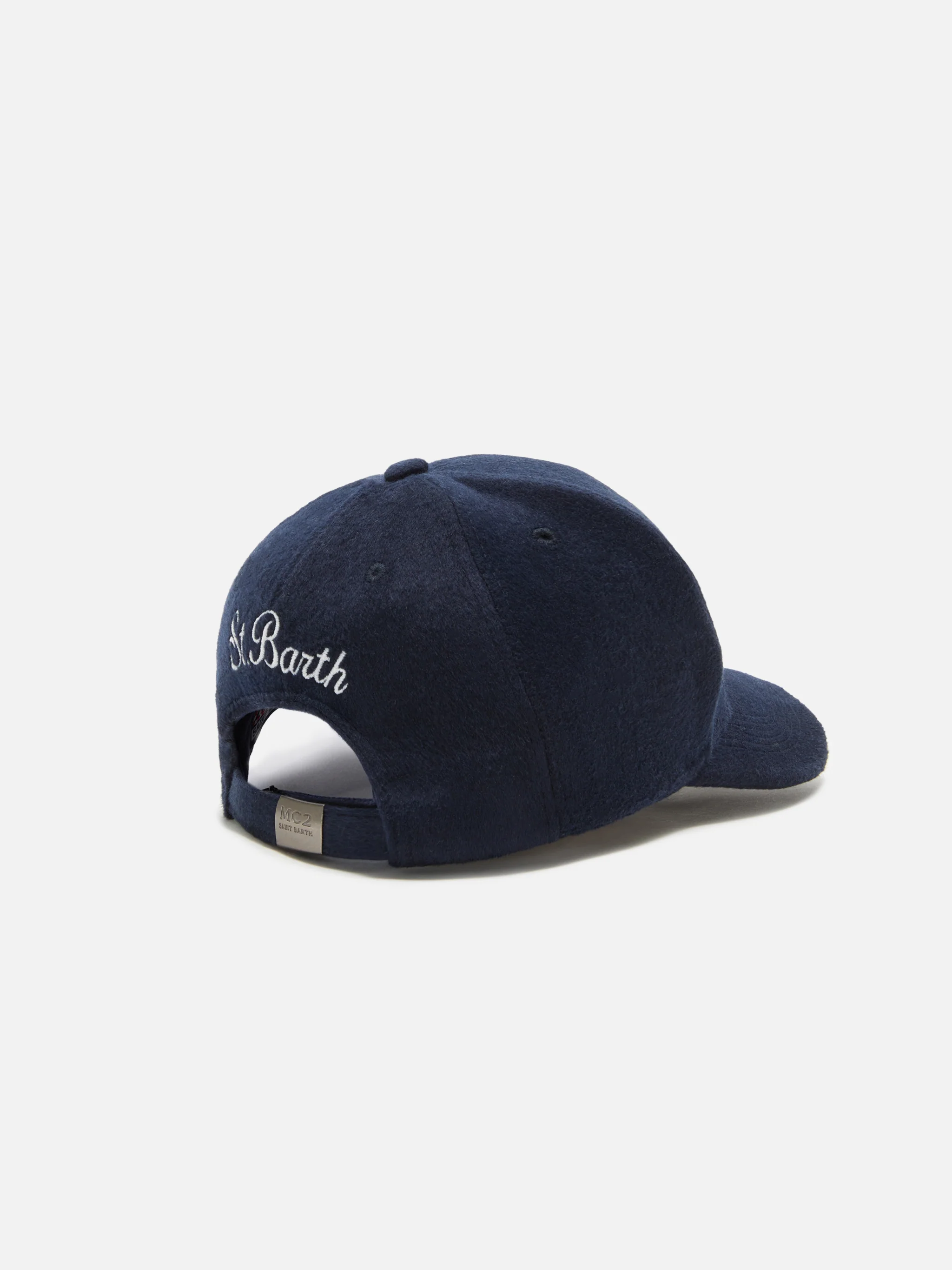 Baseball Cap Wool in wool blend with Christmas Vacation embroidery | VACANZE DI NATALE SPECIAL EDITION - Image 3