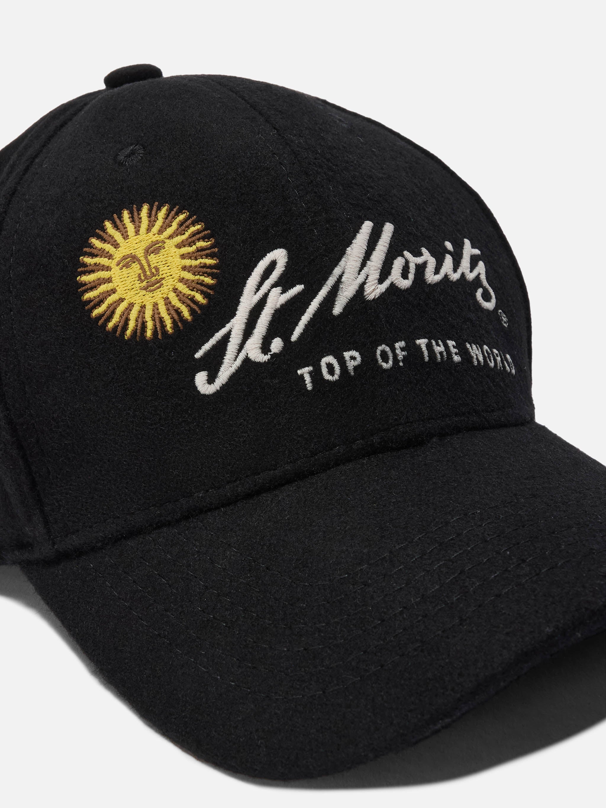Baseball Cap Wool in wool blend with St. Moritz embroidery | ST. MORITZ TOP OF THE WORLD SPECIAL EDITION - Image 2