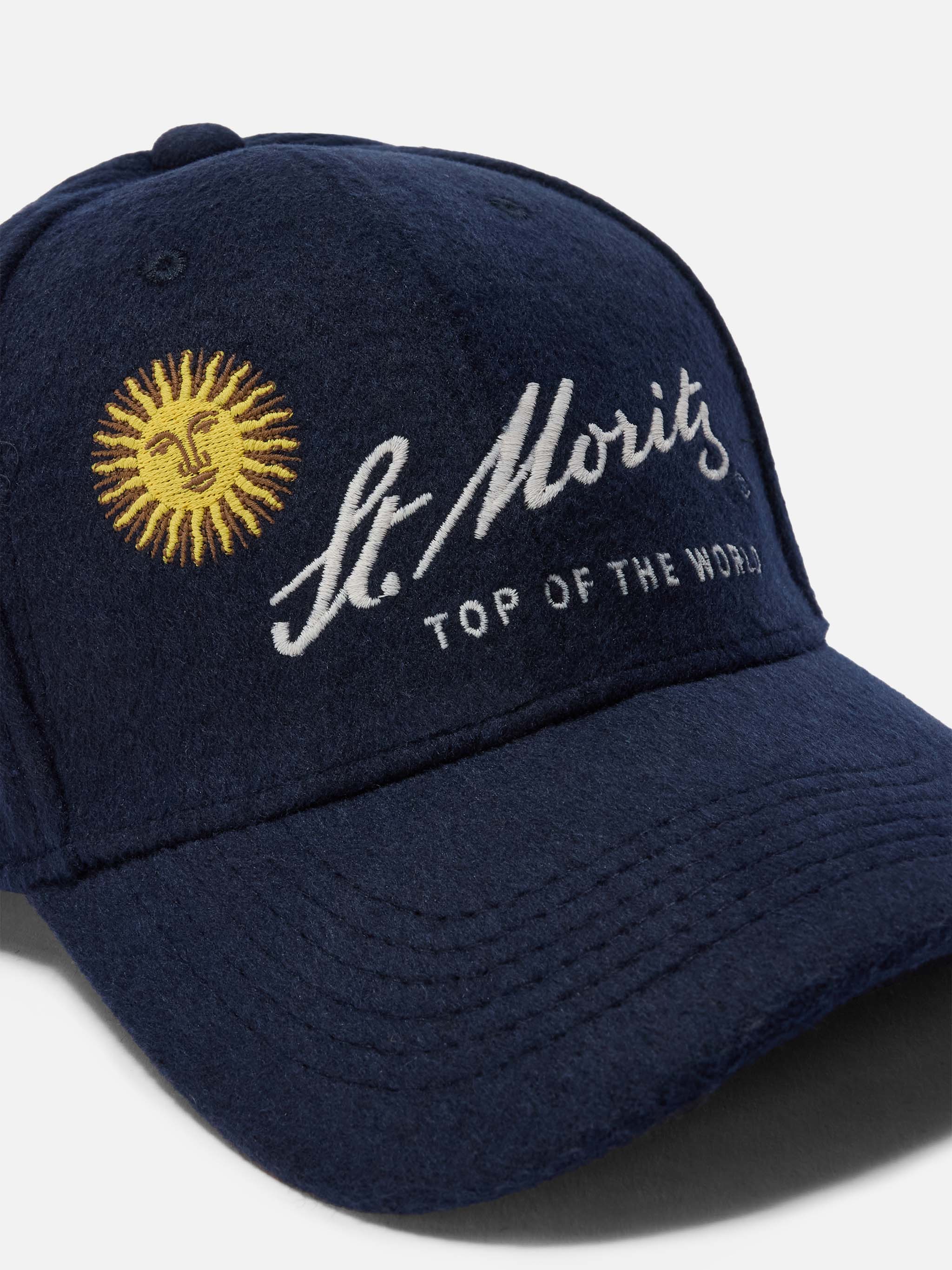 Baseball Cap Wool in wool blend with St. Moritz embroidery | ST. MORITZ TOP OF THE WORLD SPECIAL EDITION - Image 2