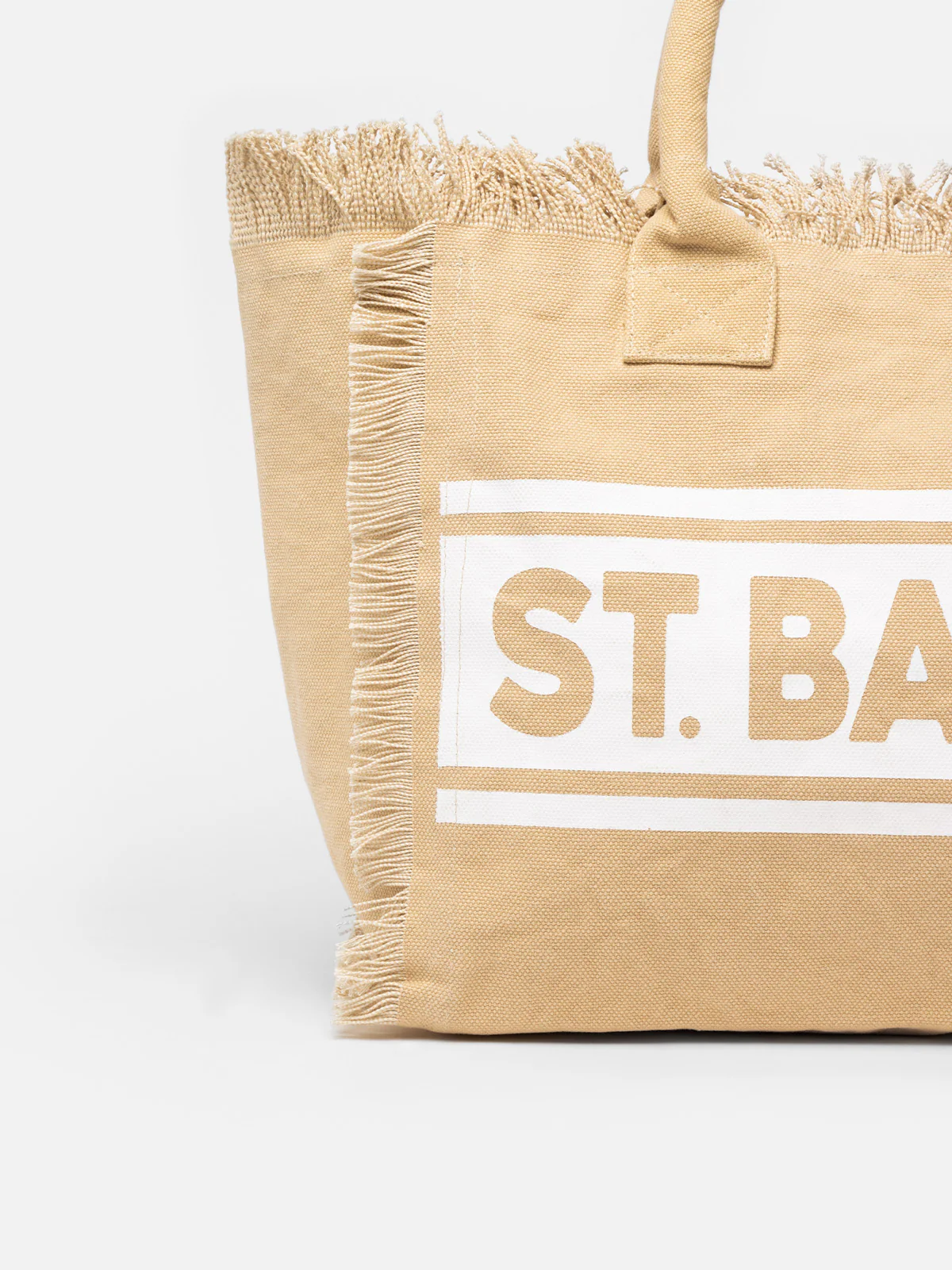 Beige cotton canvas Vanity shoulder bag - Image 2
