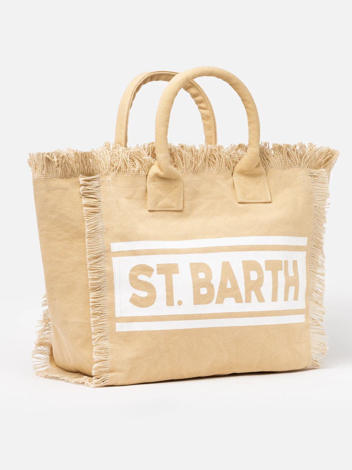 Beige cotton canvas Vanity shoulder bag - Image 3