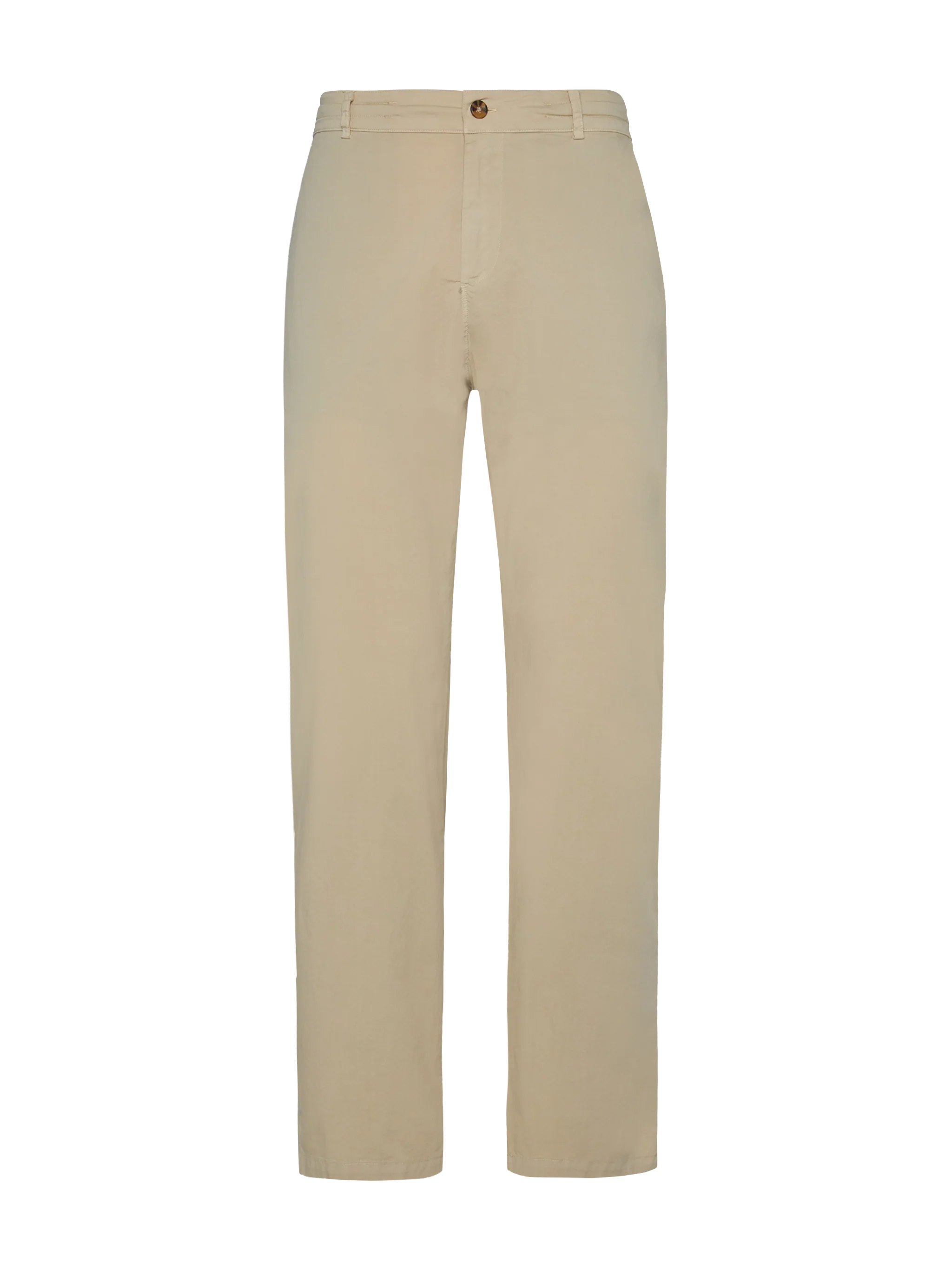 Beige cotton pants Calais with drawstring - Image 4