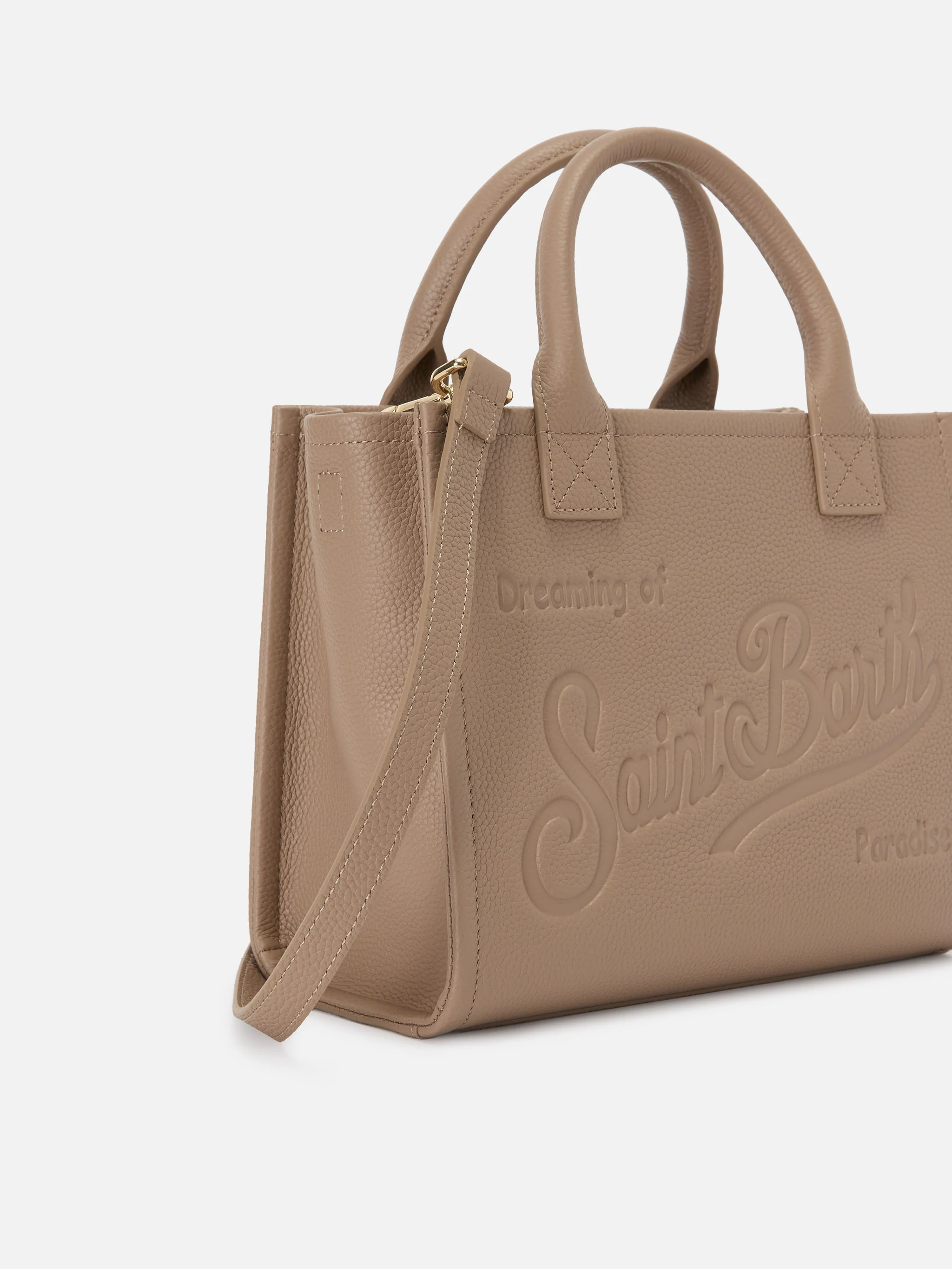 Beige pebbled leather Vanity medium bag - Image 2