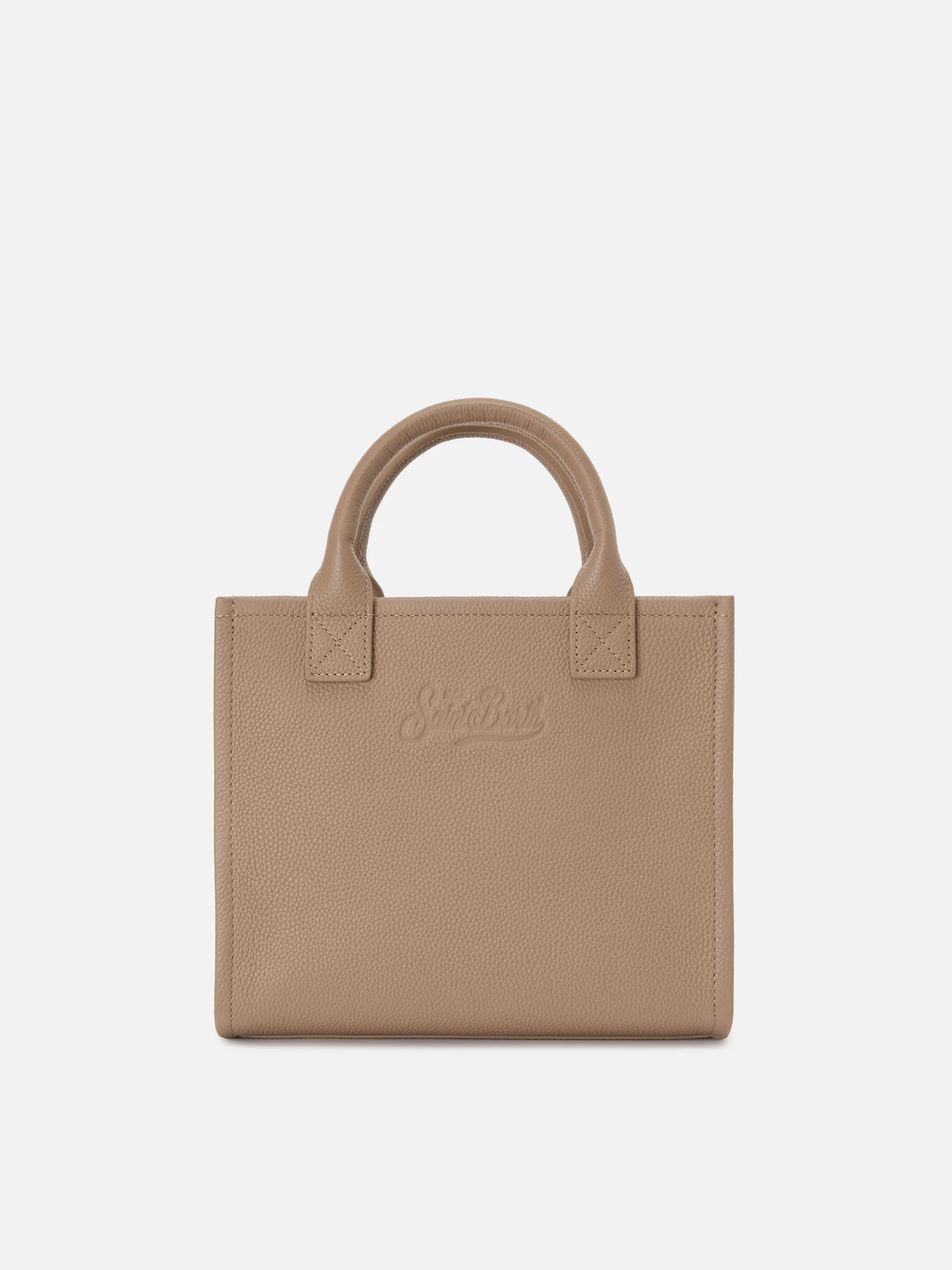 Beige pebbled leather Vanity medium bag - Image 3