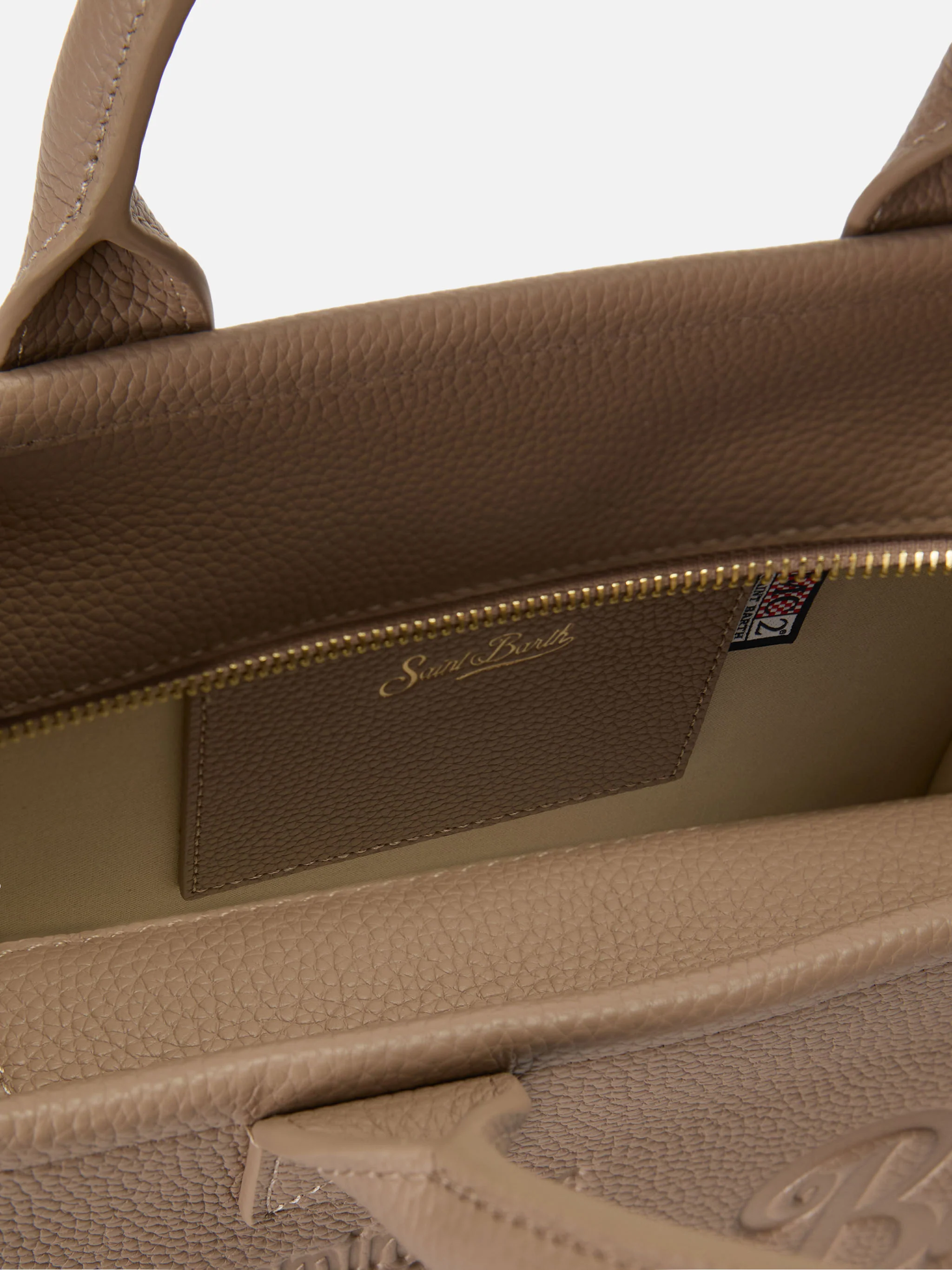 Beige pebbled leather Vanity medium bag - Image 4