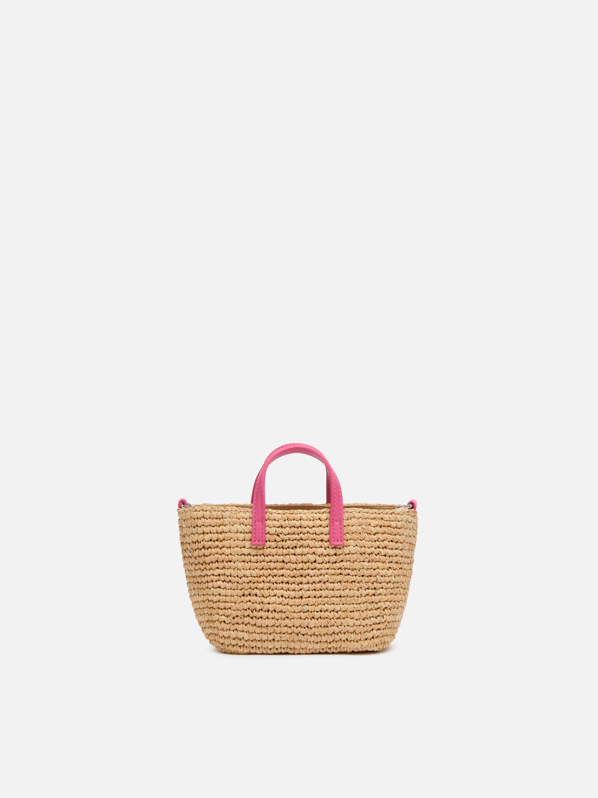 Beige Raffia City Micro bag with Saint Barth embroidery - Image 5
