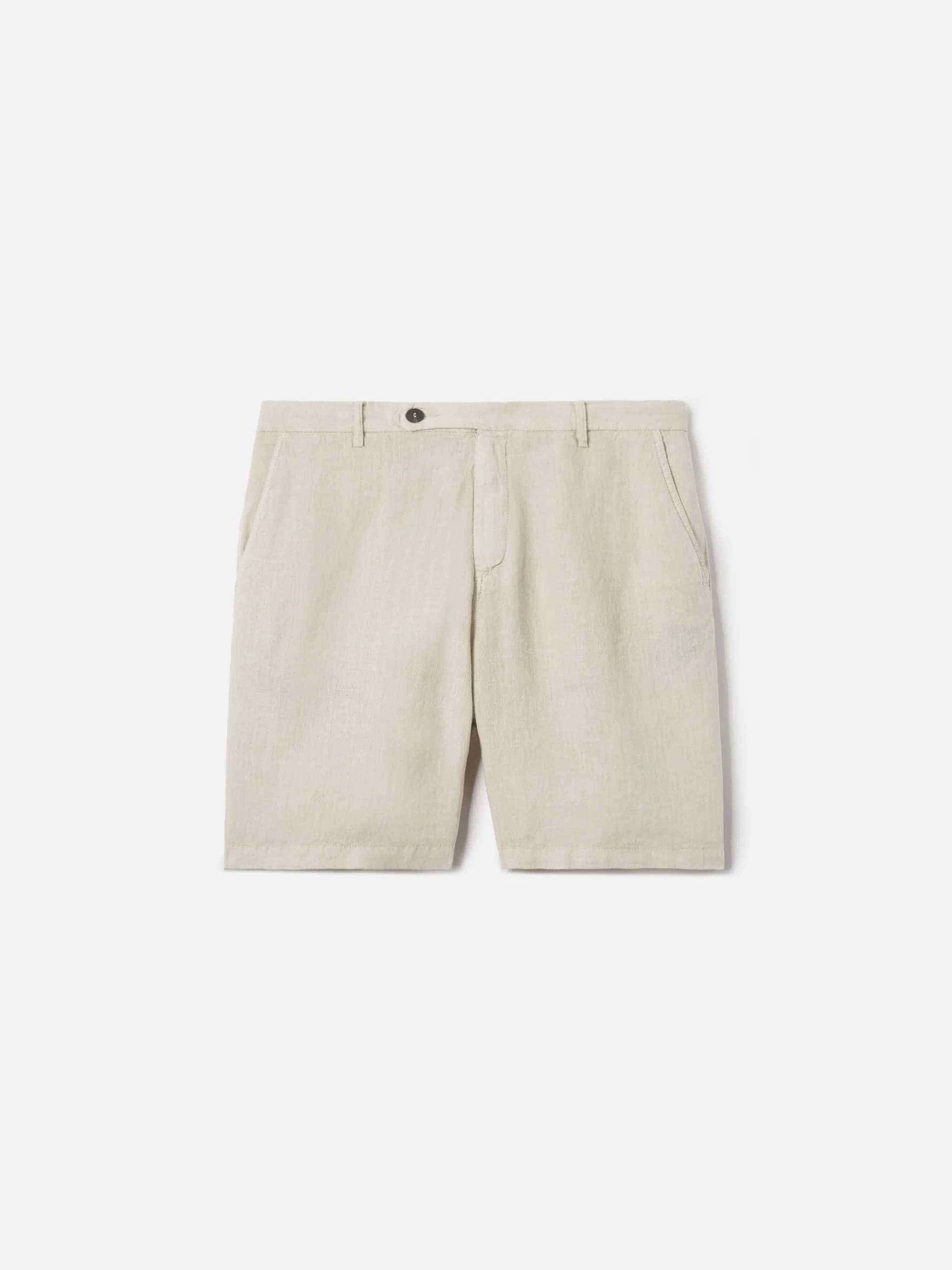 Beige Sebastian bermuda shorts in pure linen - Image 5
