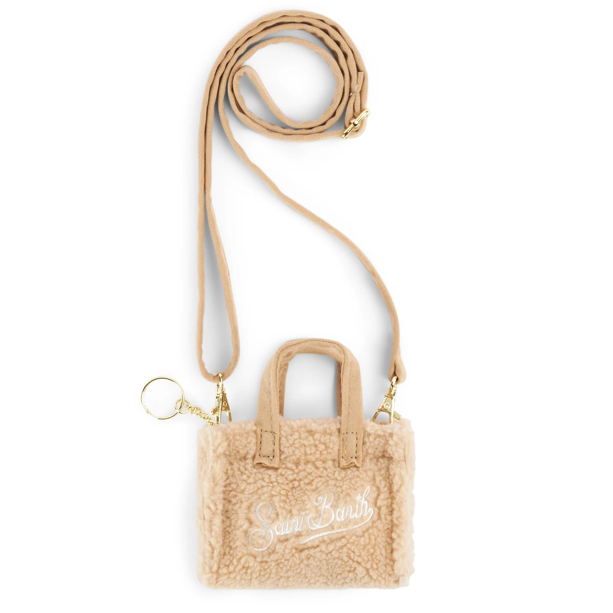 Beige teddy key holder - Image 3