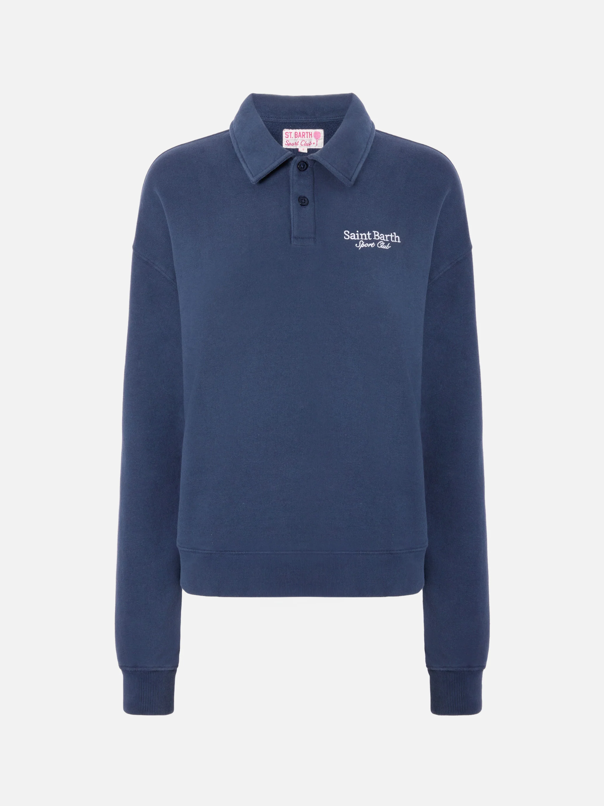 Berenice sweatshirt blue with Saint Barth Sport Club embroidery - Image 4