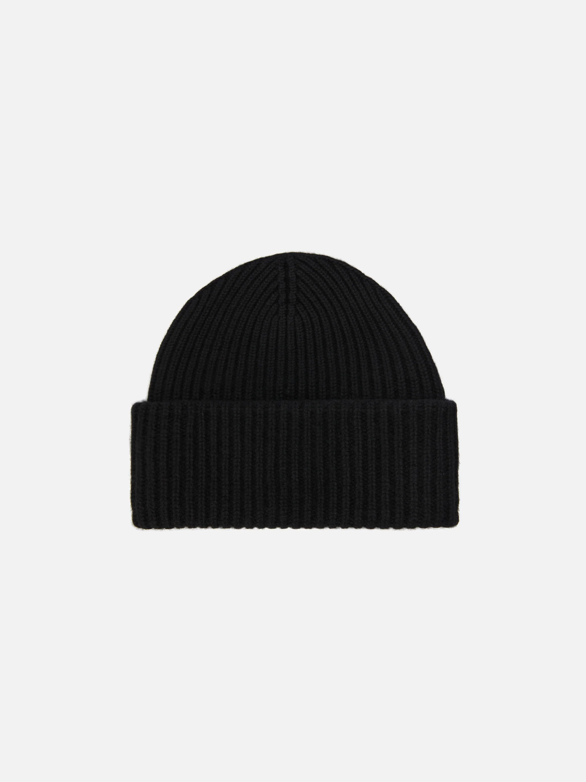 Berry W ribbed cashmere-blend beanie in black - Image 3