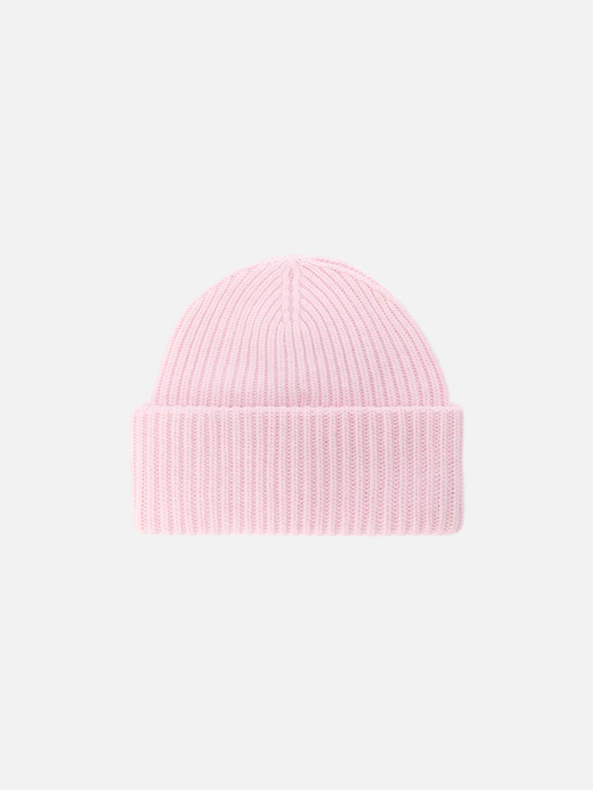 Berry W ribbed cashmere-blend beanie in pink - Image 3