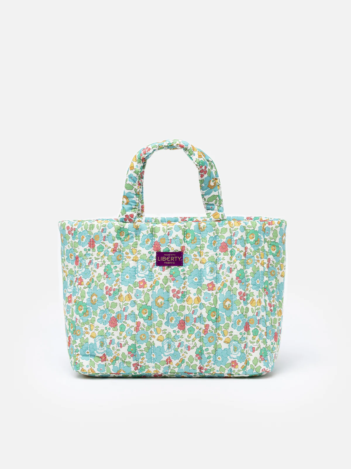 Betsy quilted Soft Tote Mid bag | MADE WITH LIBERTY FABRIC - Image 5
