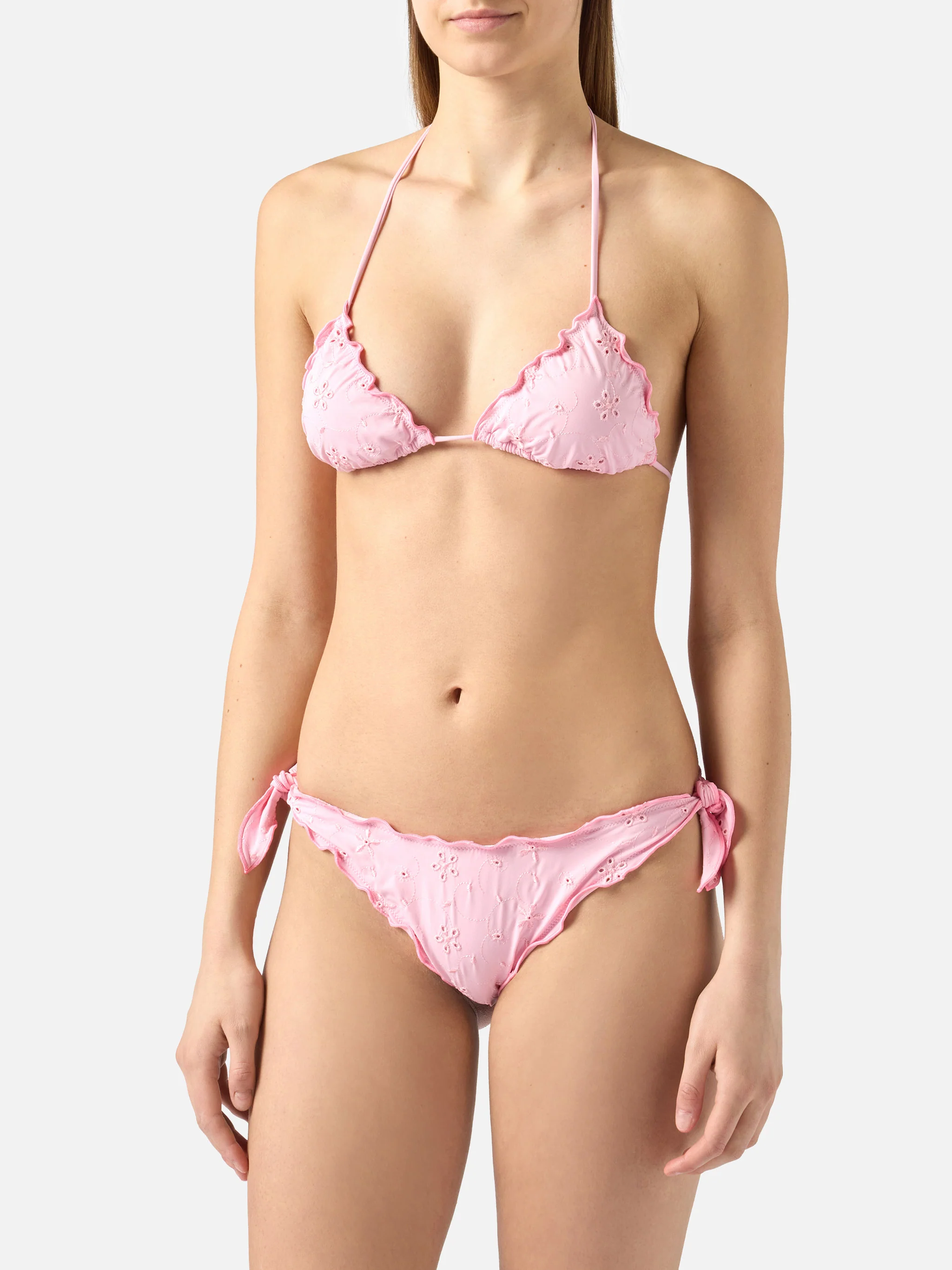 Triangle bikini Sarius triangle in pink sangallo - Image 2