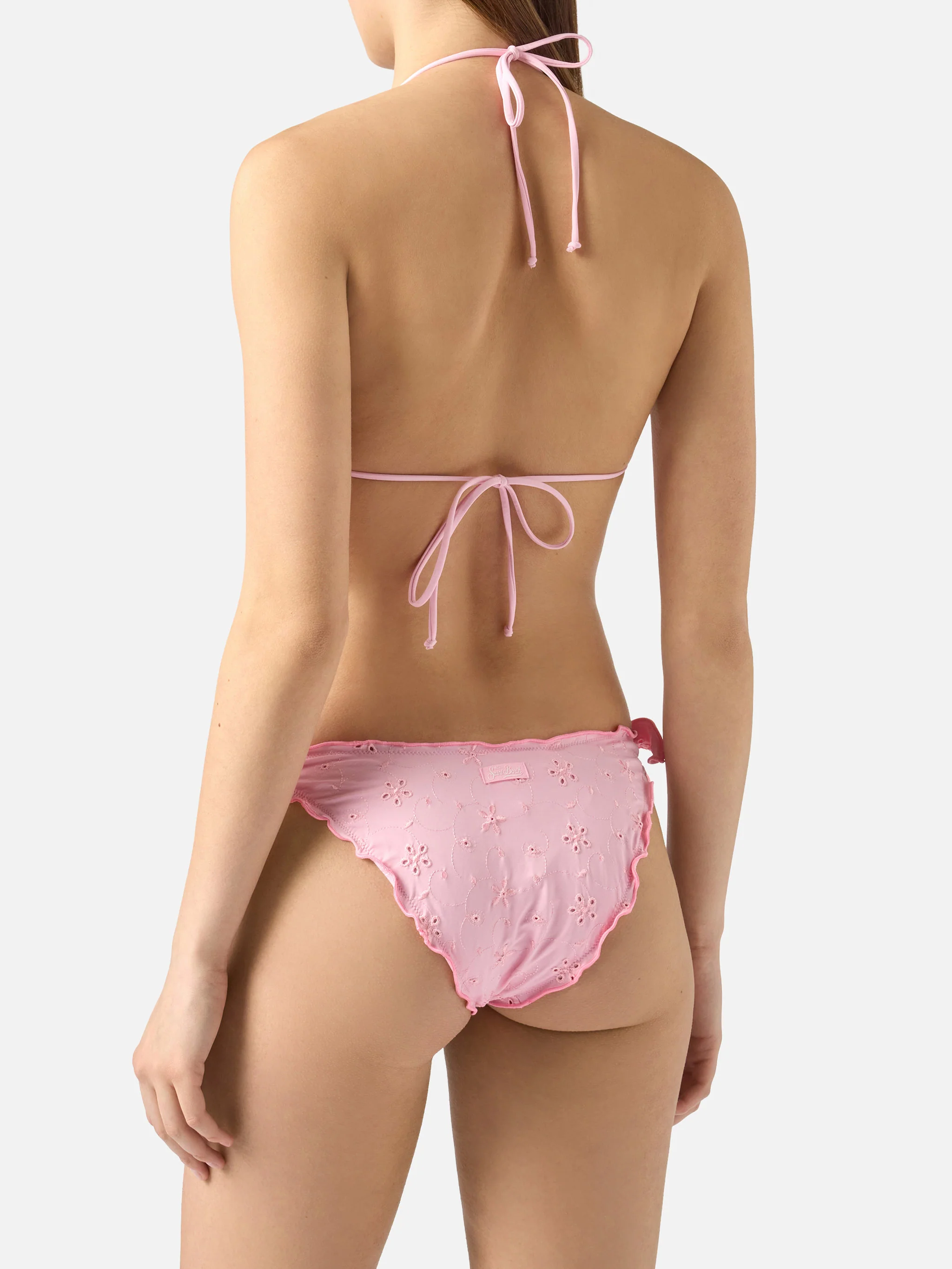 Triangle bikini Sarius triangle in pink sangallo - Image 3