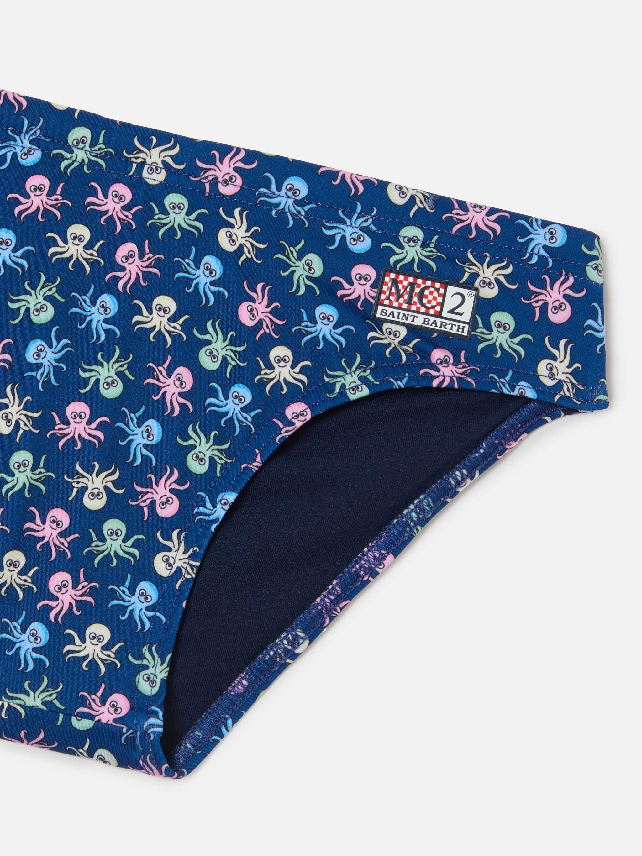 Billy swim briefs with all-over octopus print - Image 3