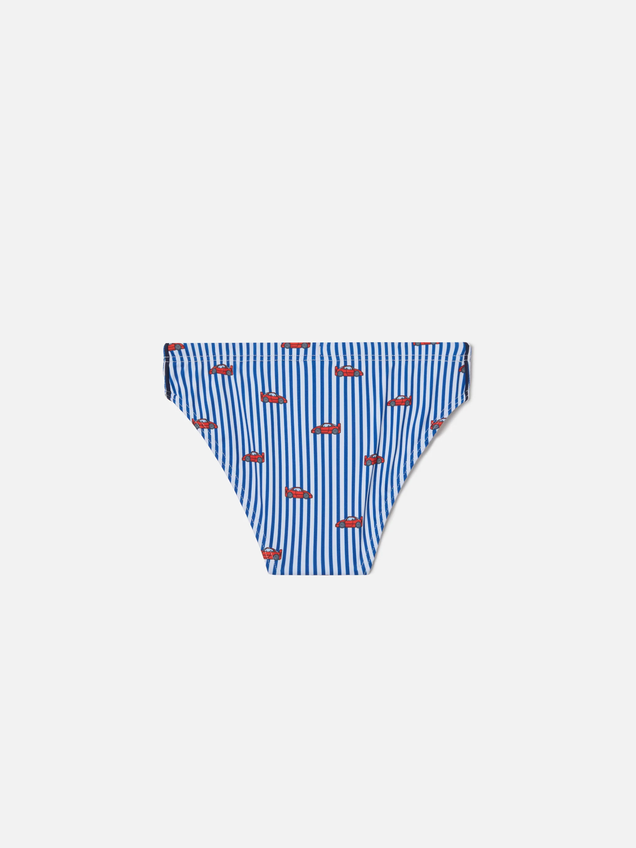 Billy swim briefs with striped all-over car print - Image 2