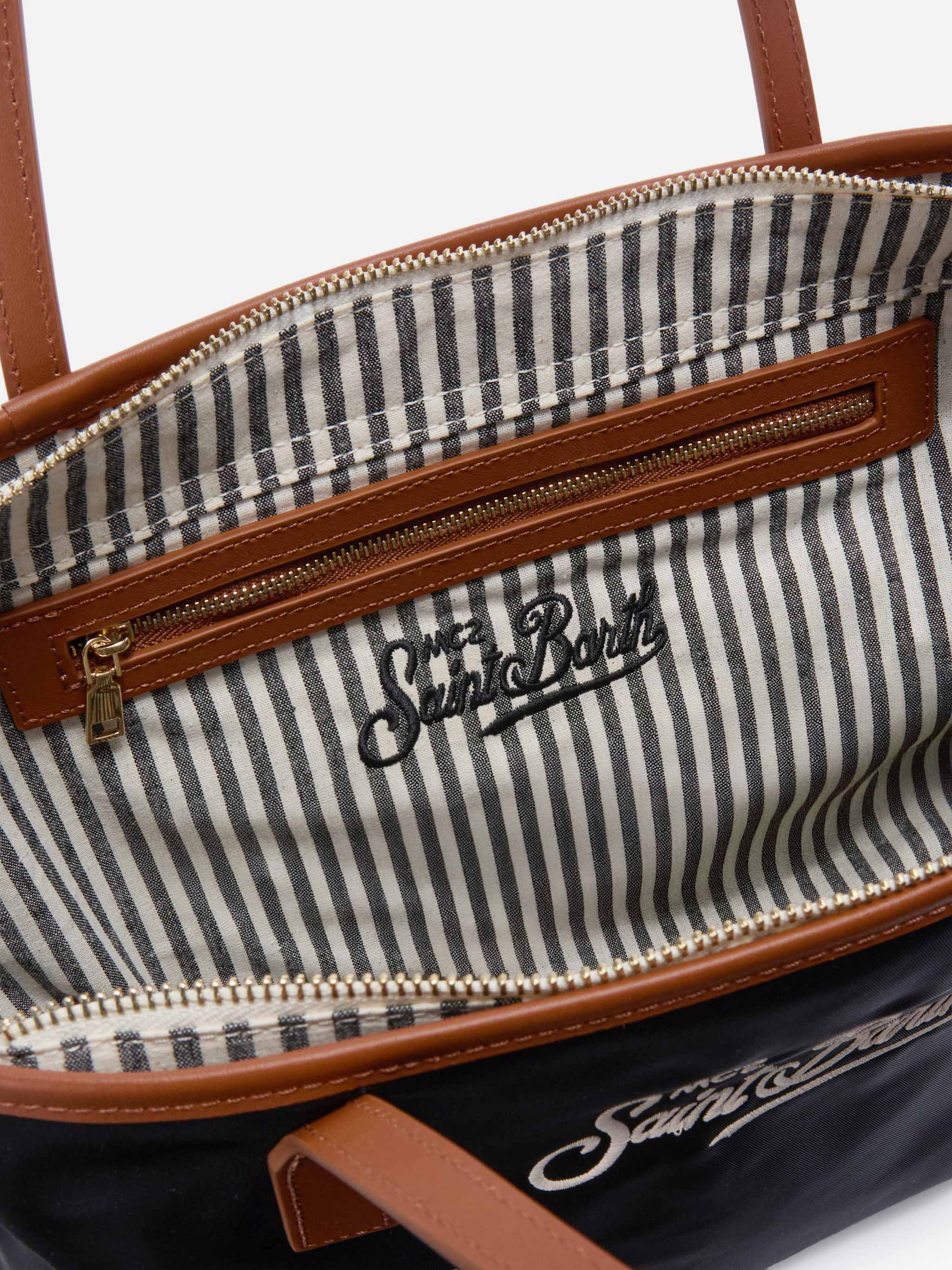Black City medium nylon bag - Image 5