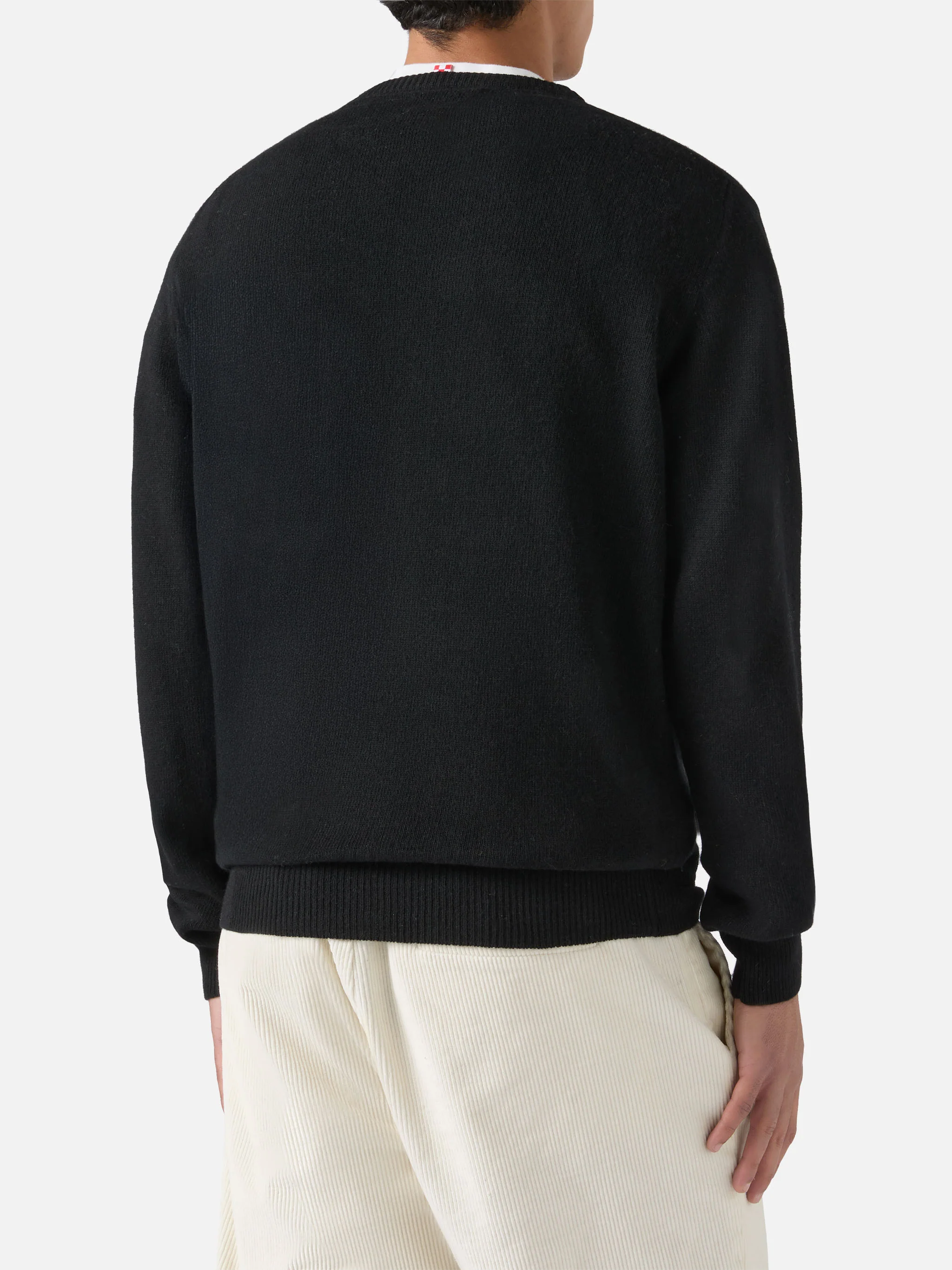 Black crewneck Heron with Tequila life is a shot jacquard - Image 3