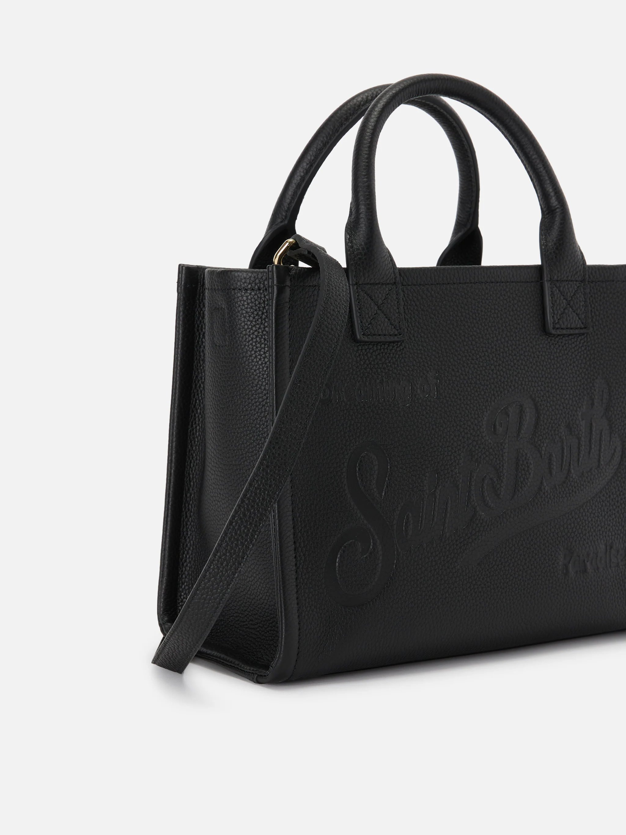 Black pebbled leather Vanity medium bag - Image 2