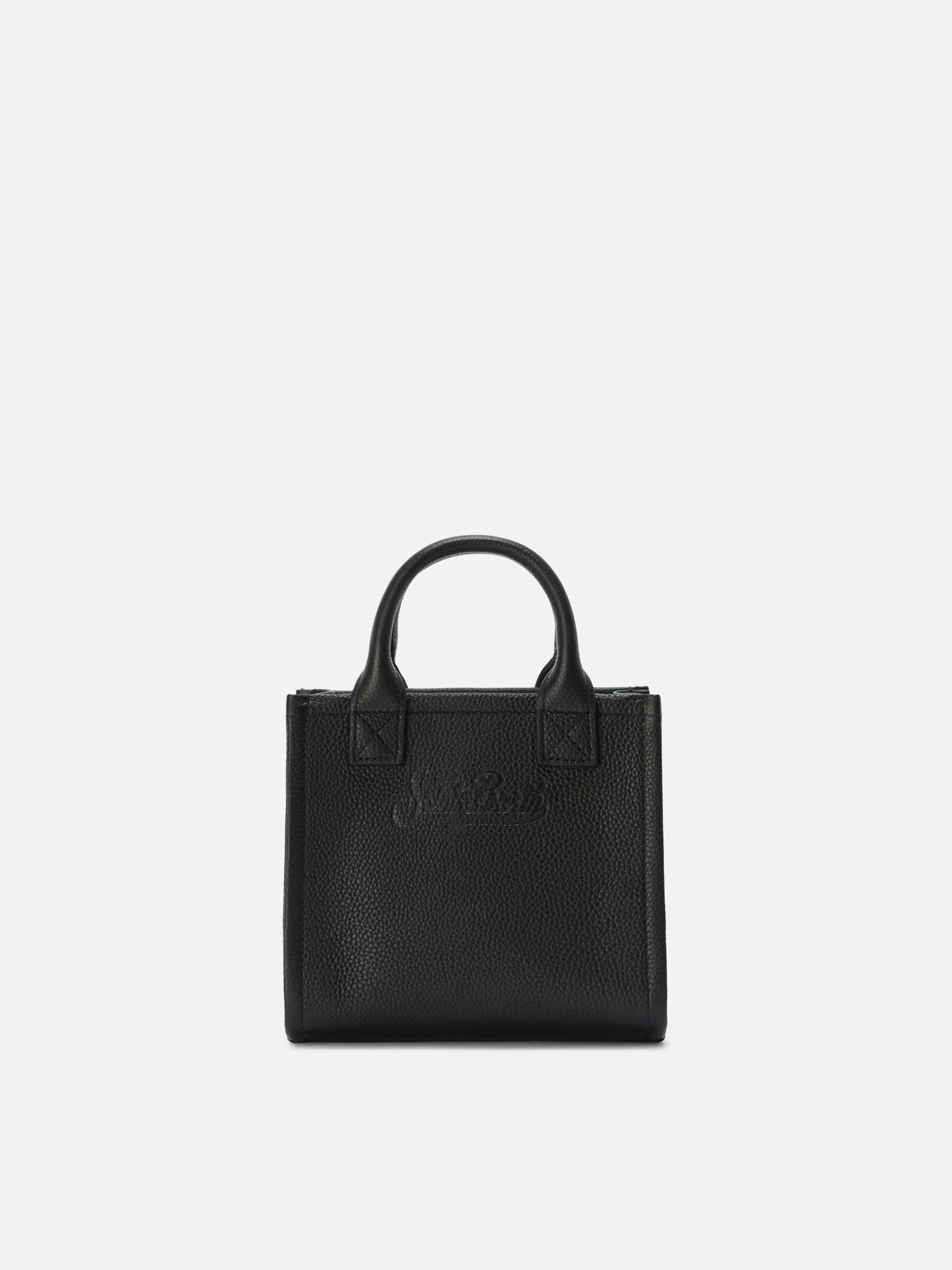 Black pebbled leather Vanity mini bag - Image 3