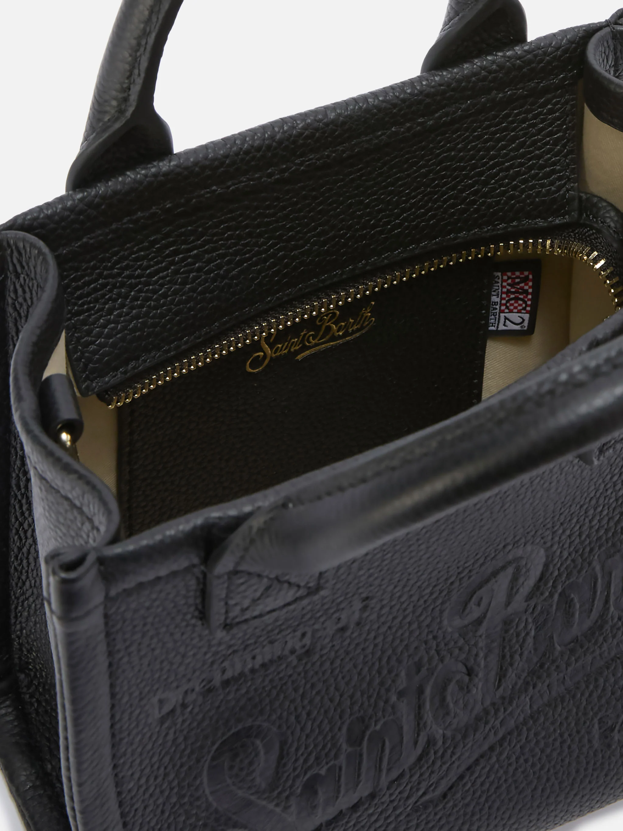 Black pebbled leather Vanity mini bag - Image 4