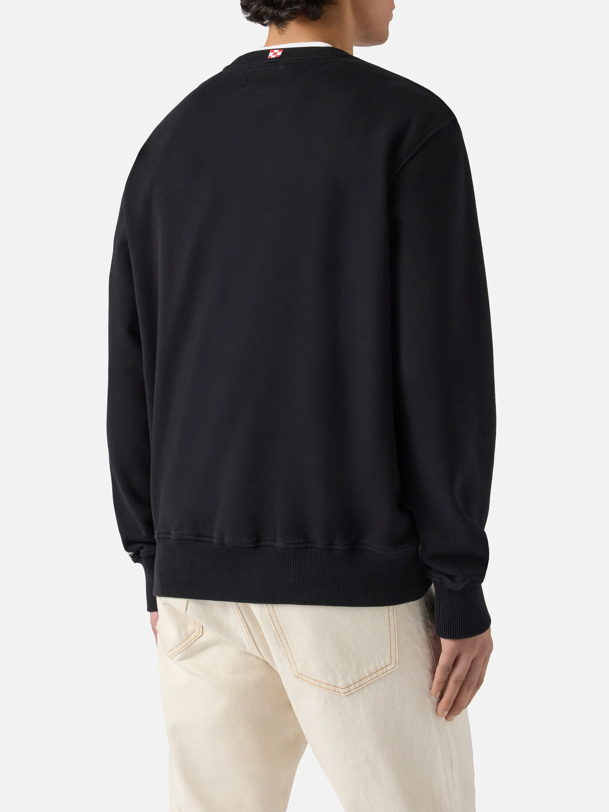 Black Ponza sweatshirt with Busy From Day To Night embroidery - Image 3