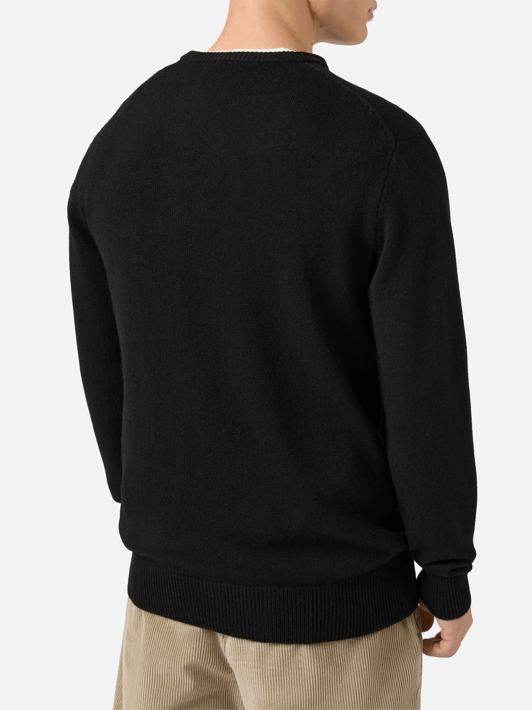 Black sweater Heron with St. Barth Negroni embroidery - Image 3