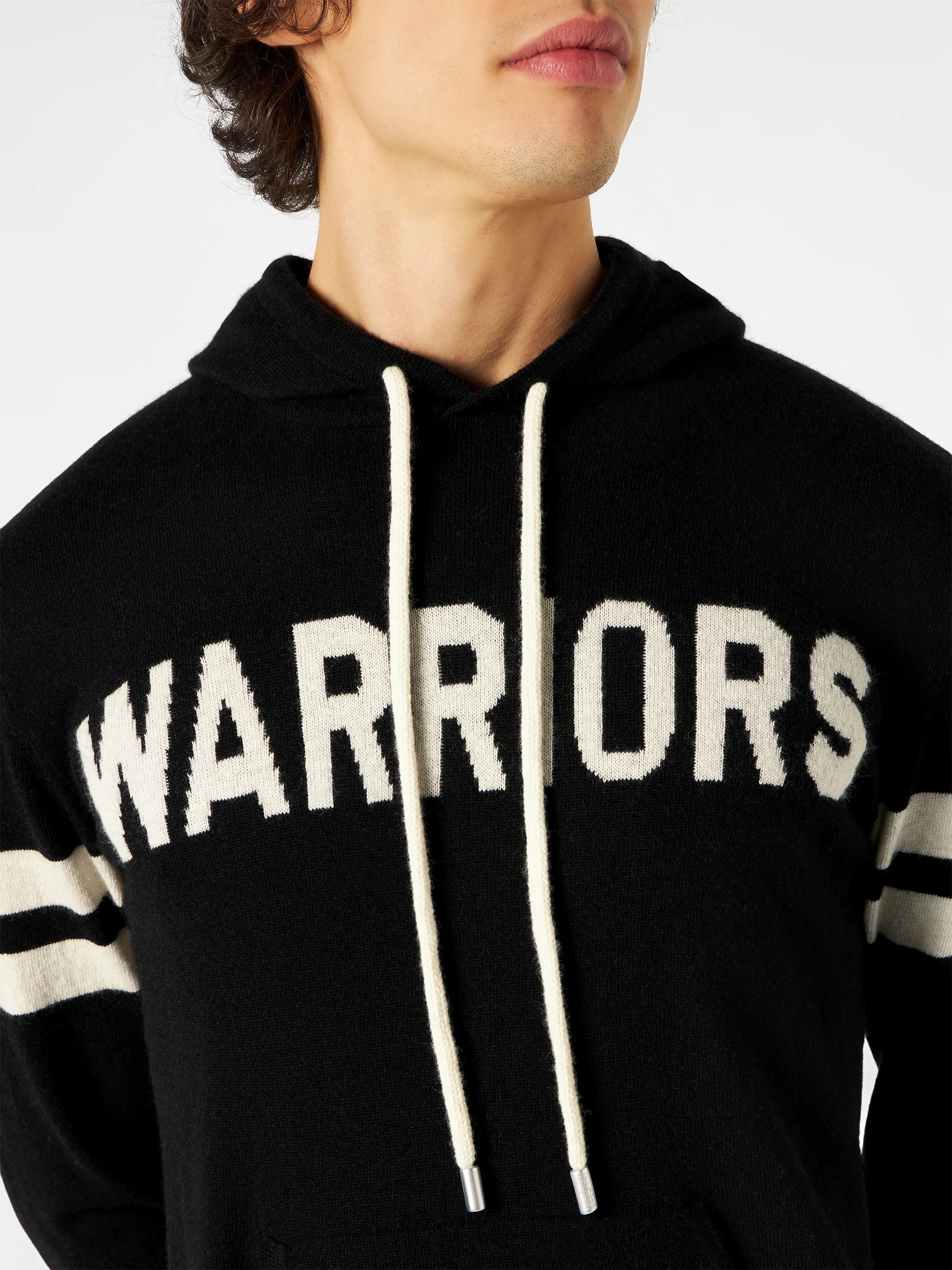 Blended cashmere hooded sweater - Image 3