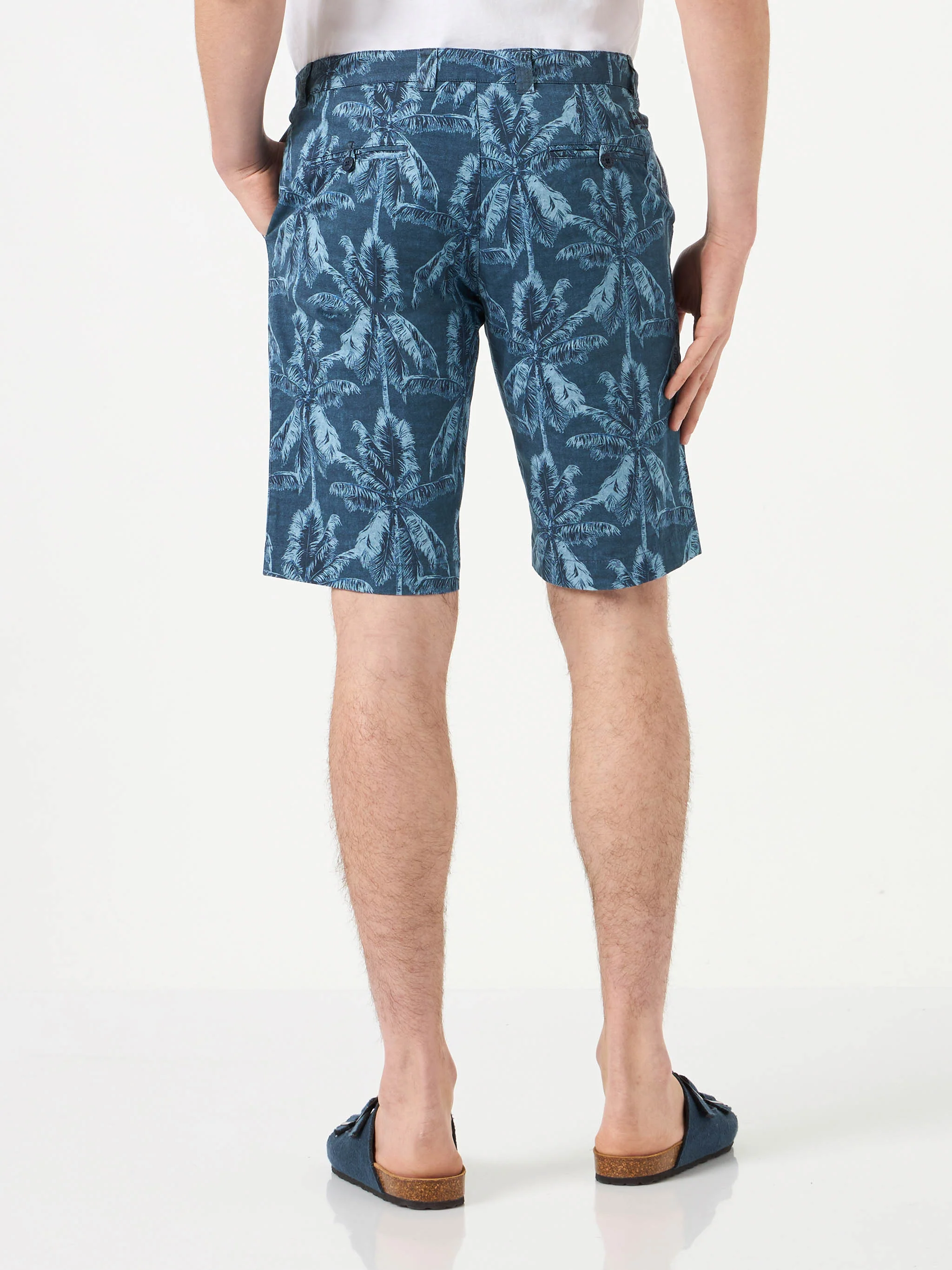Royal palm print bermuda shorts - Image 2