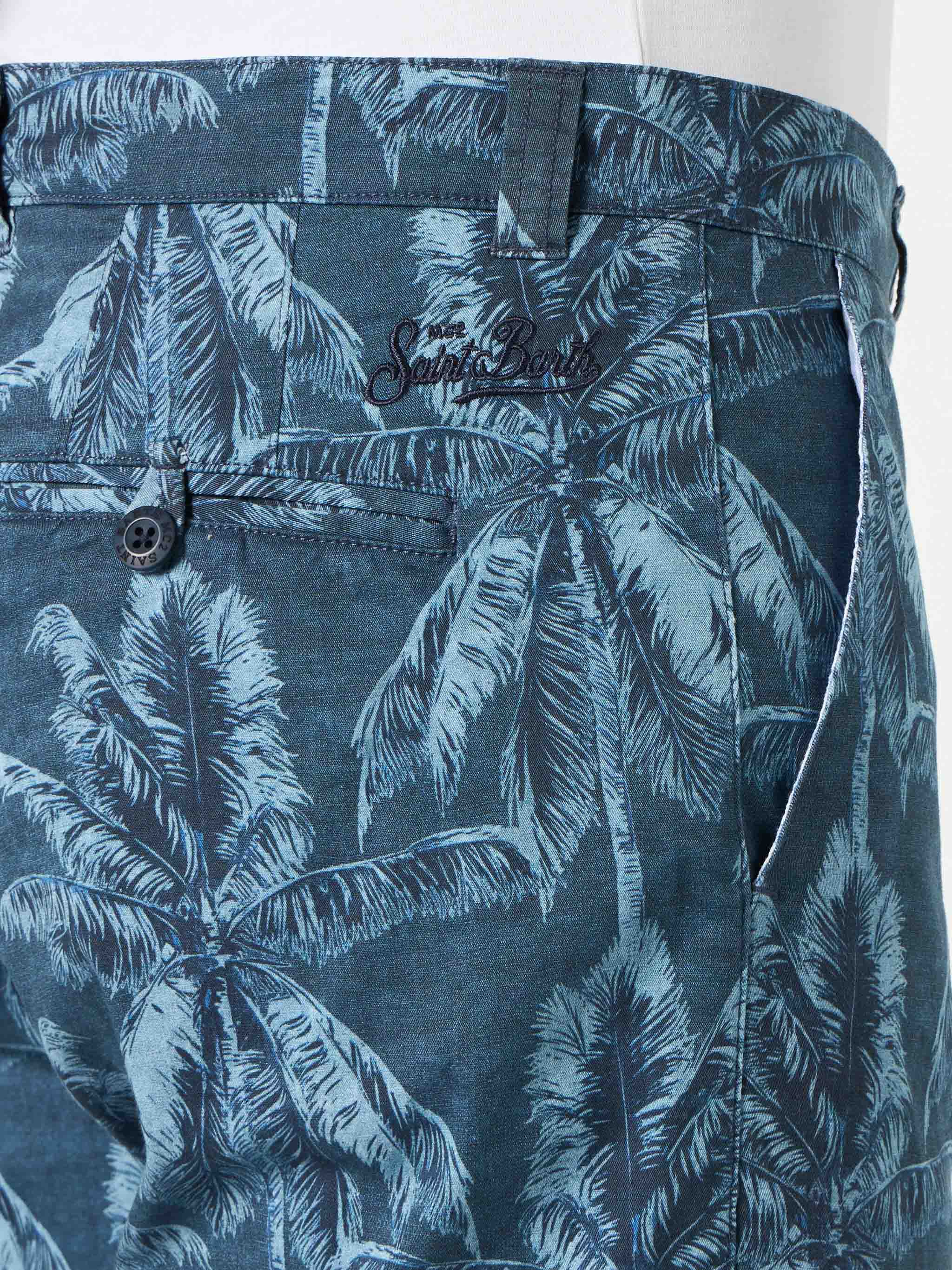 Royal palm print bermuda shorts - Image 3