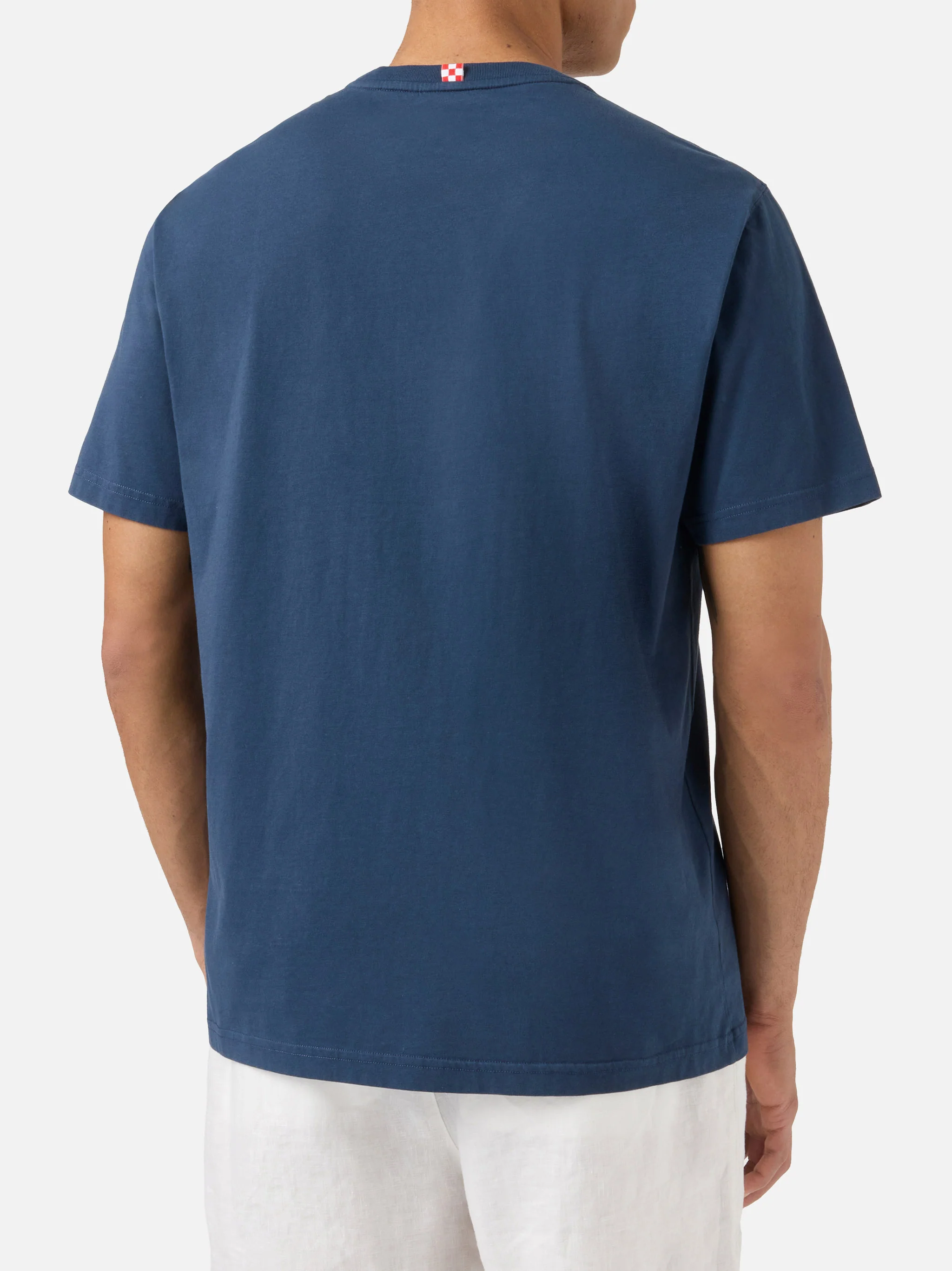 Blue Austin t-shirt with watch and Do You Want A Cola? embroidery - Image 4