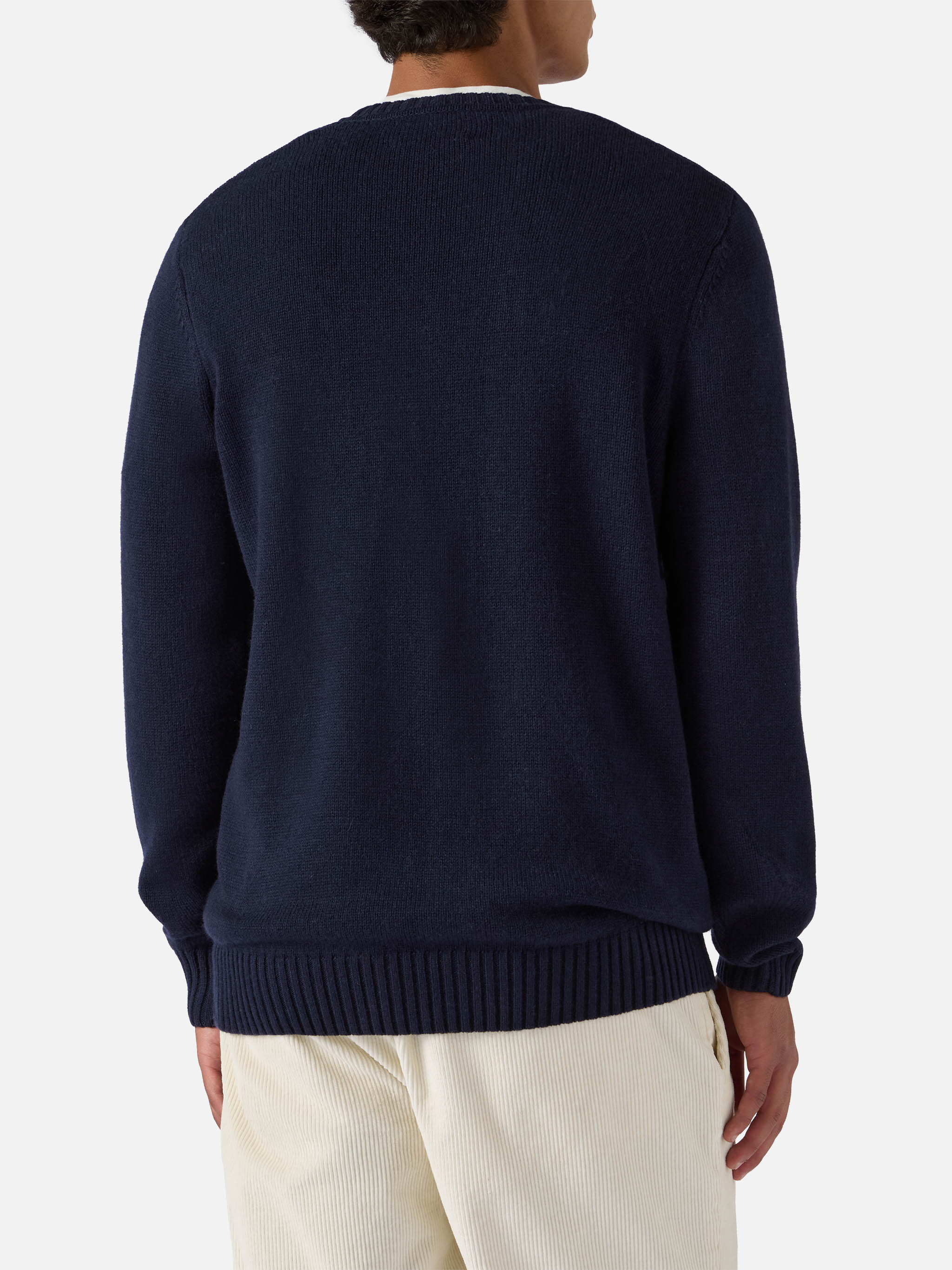 Blue Bombardino Light sweater with Après Ski jacquard - Image 3