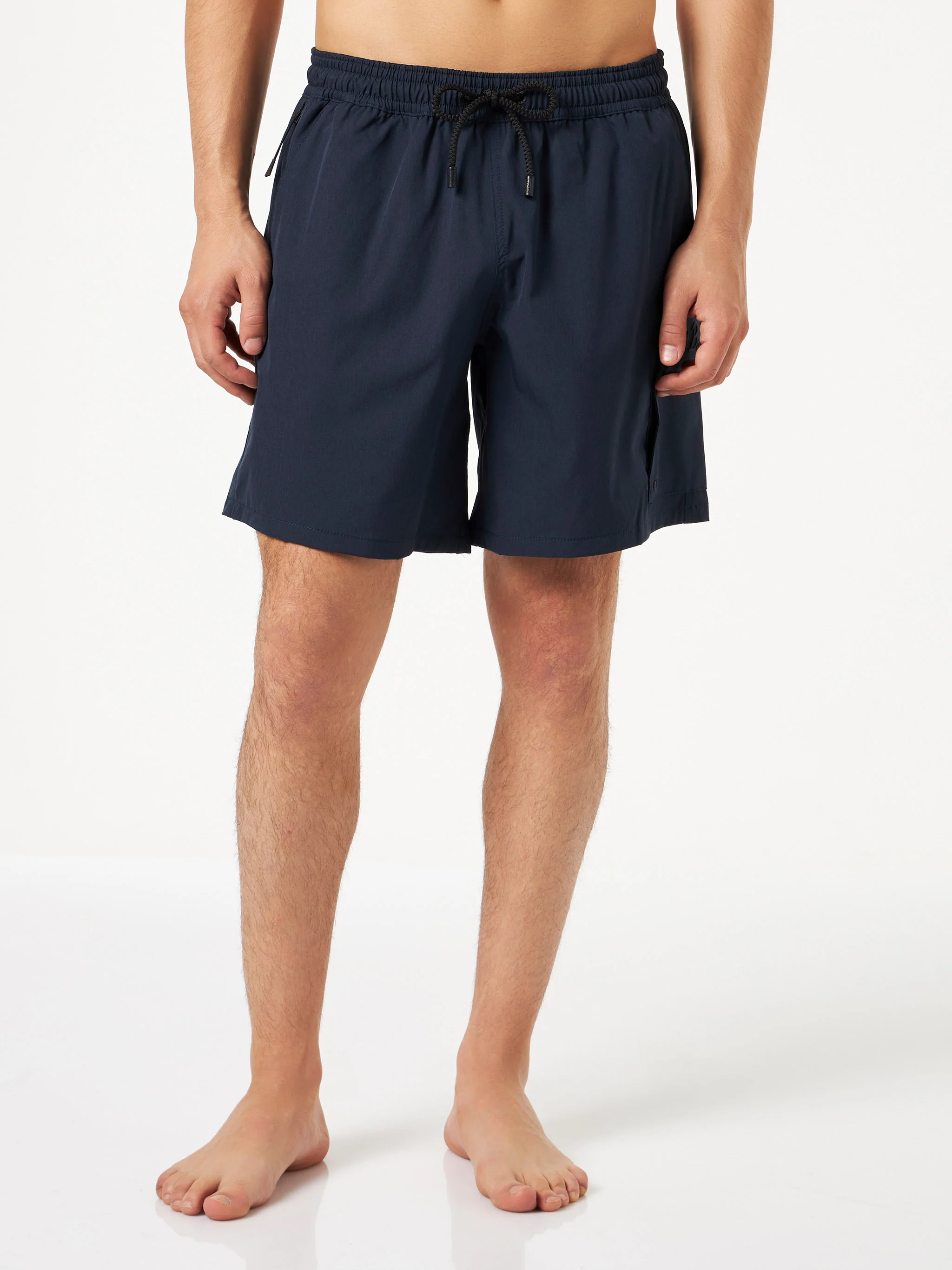 Navy blue stretch swim shorts Comfort - Image 3