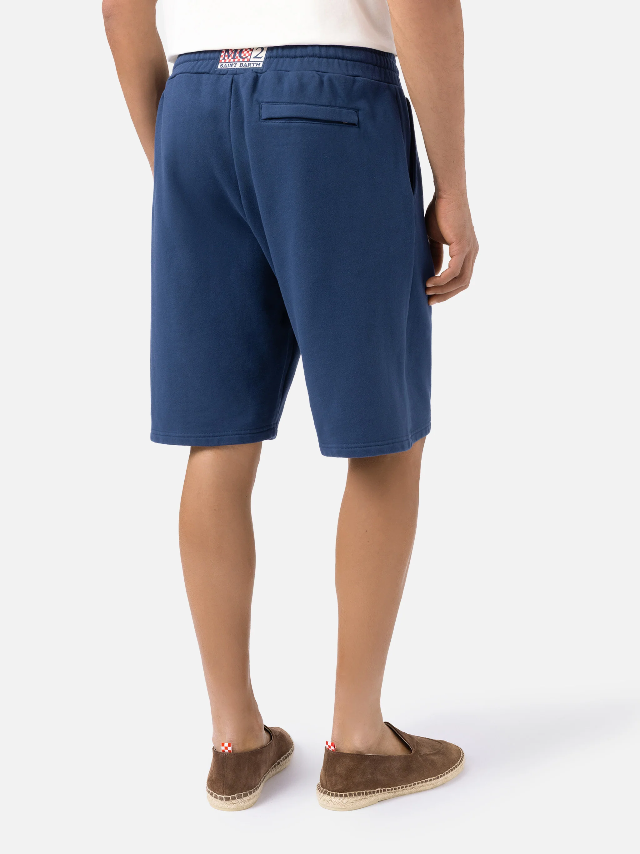 Blue Randle bermuda shorts with Cigarette Racing embroidery | Special Edition - Image 3