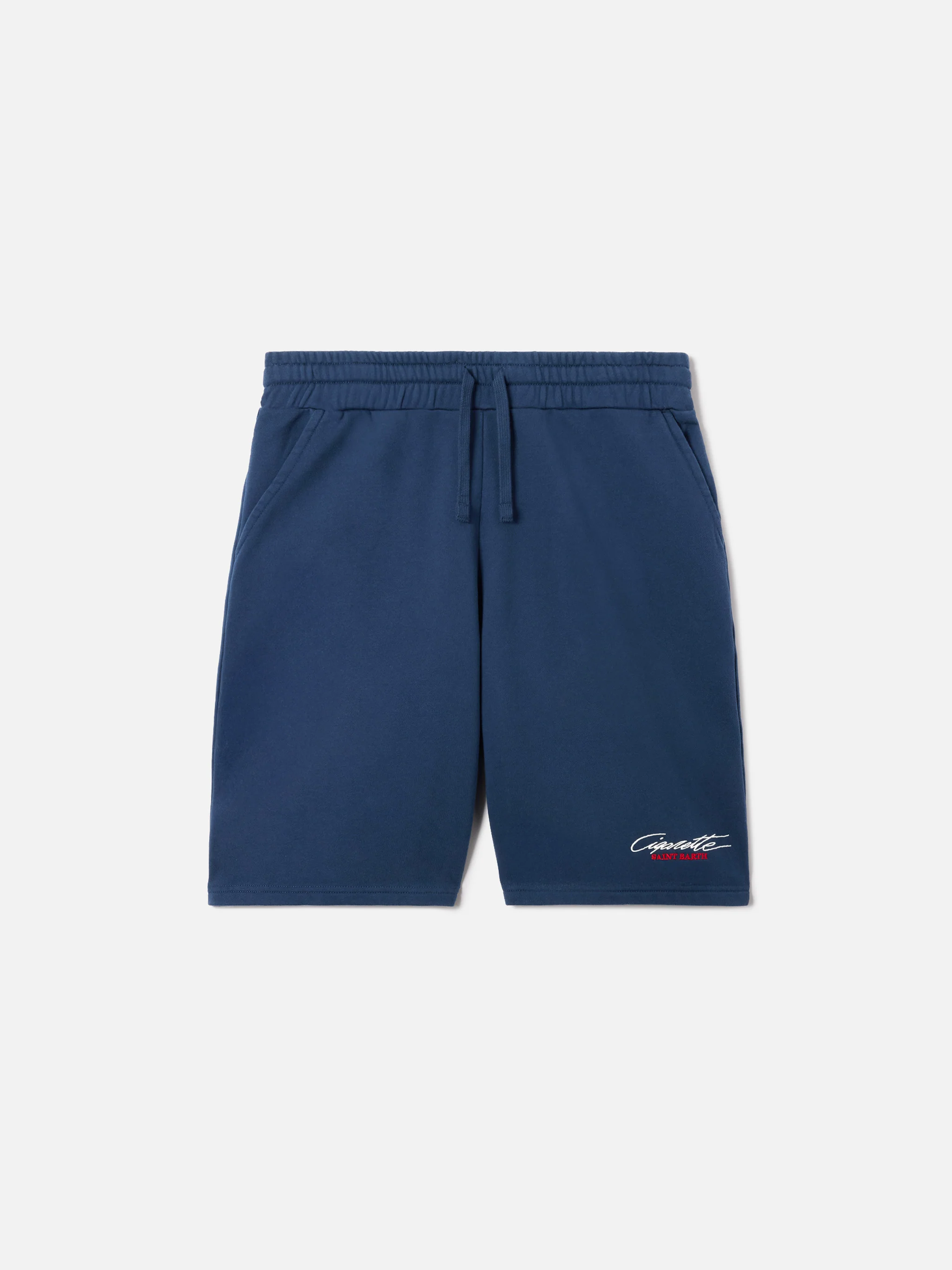Blue Randle bermuda shorts with Cigarette Racing embroidery | Special Edition - Image 4