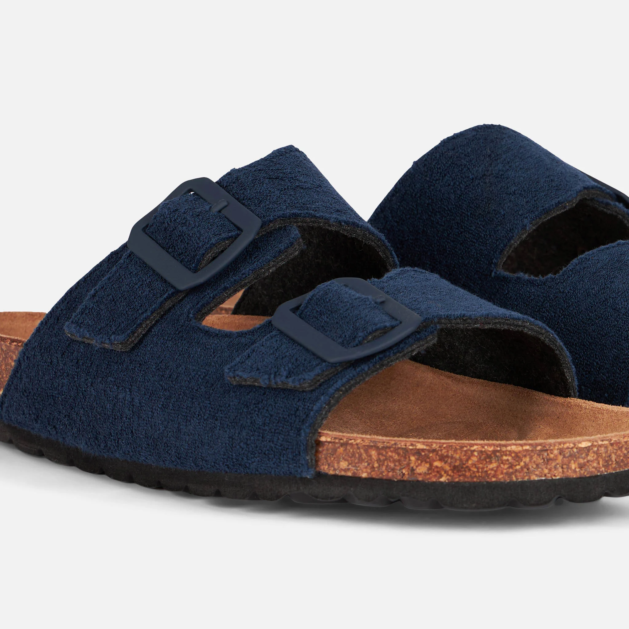 Blue terry sandals - Image 2