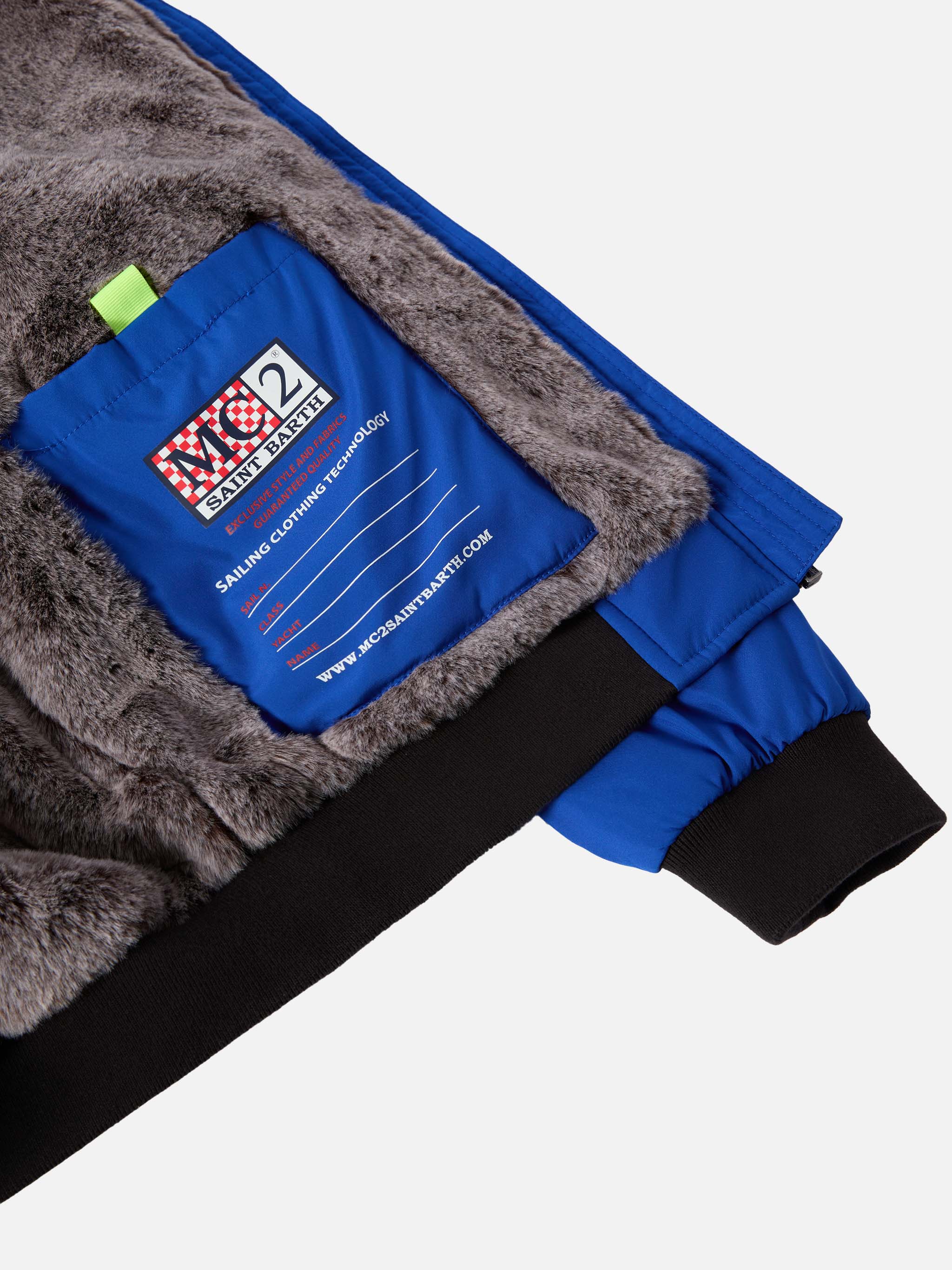 Bluette bomber jacket Country Jr with furry lining - Image 4