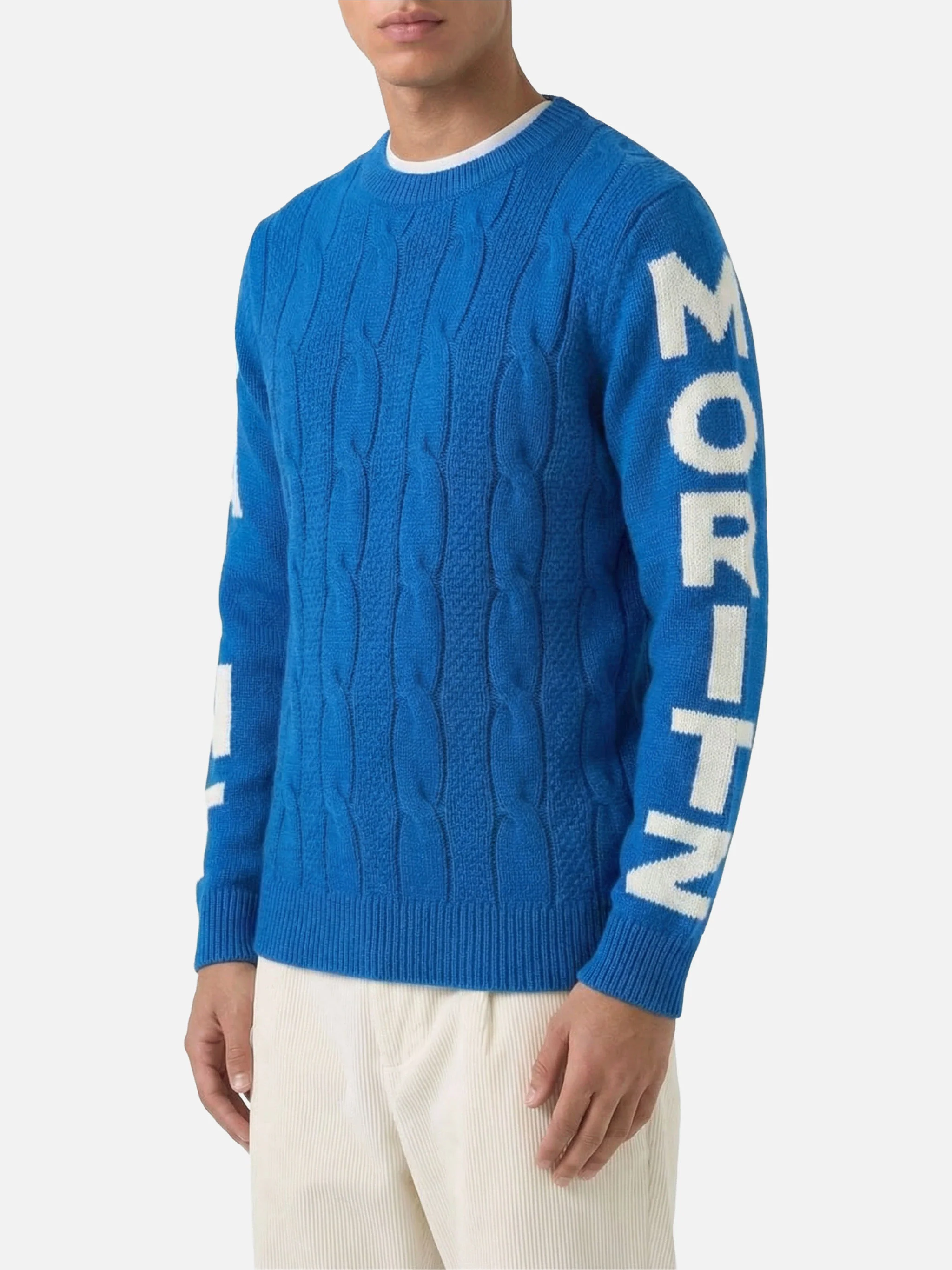 Bluette cable knit crewneck Bergen - Image 4