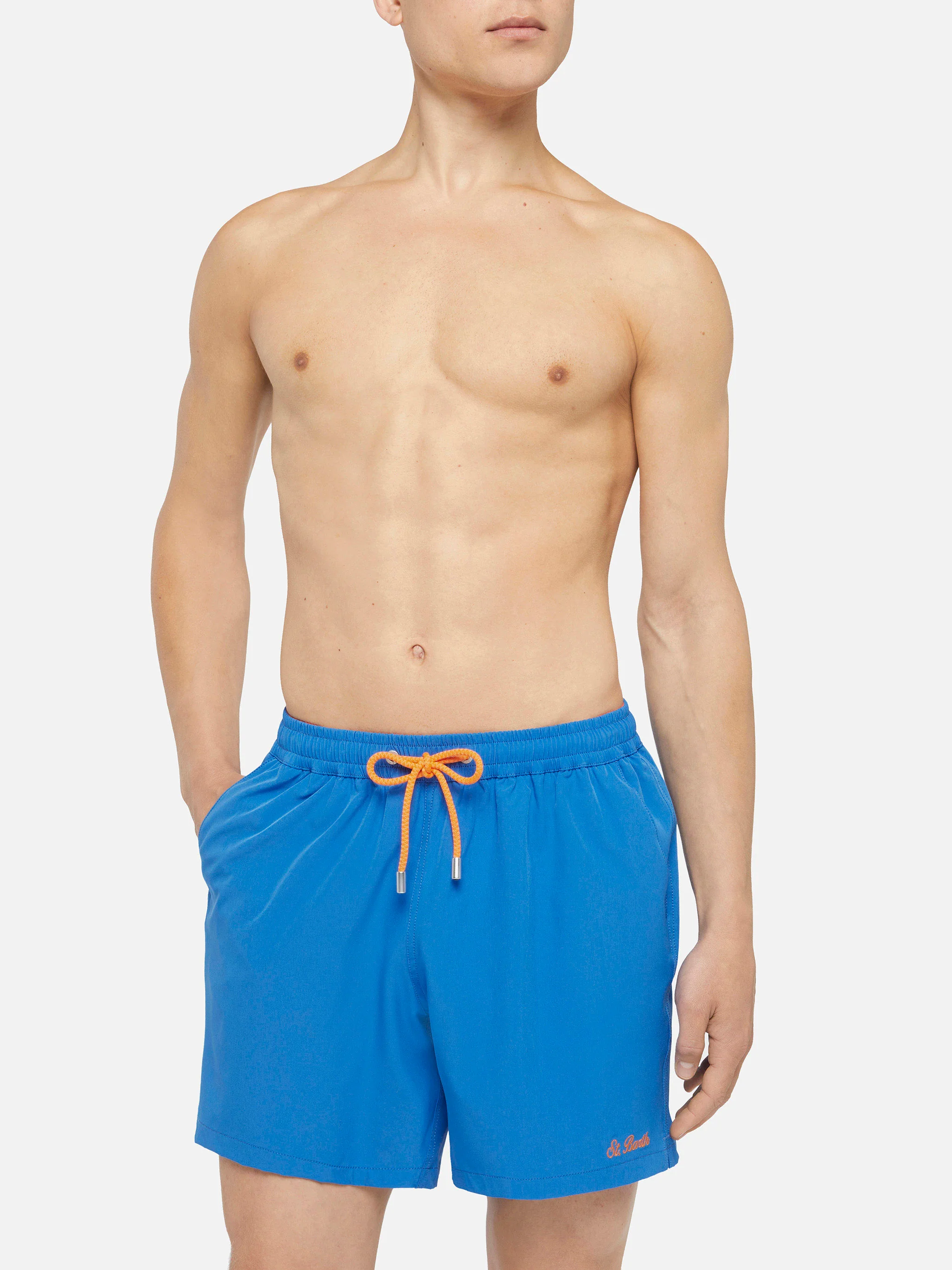 Bluette Comfort swim shorts  with St. Barth embroidery - Image 3