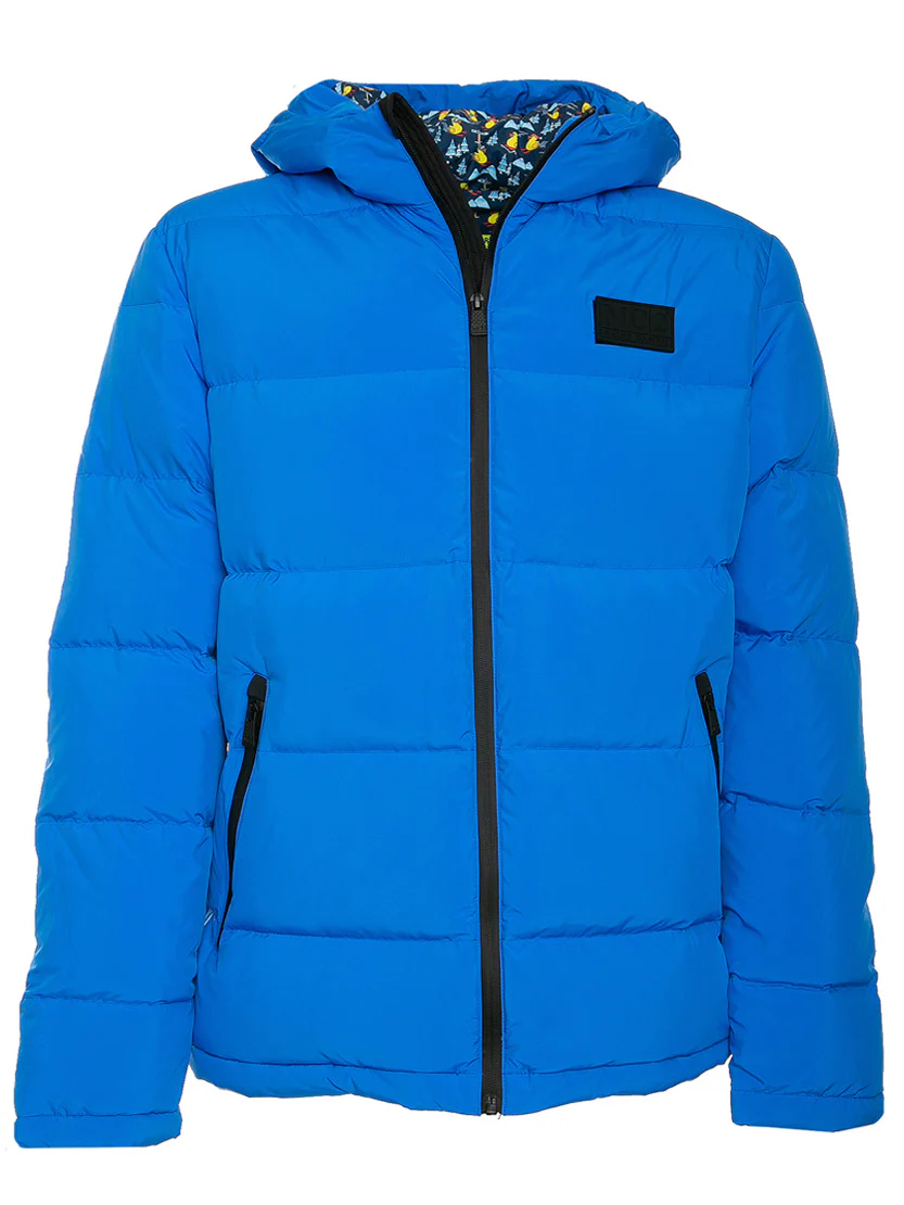 Bluette hooded down padded jacket ducky print lining - Image 5