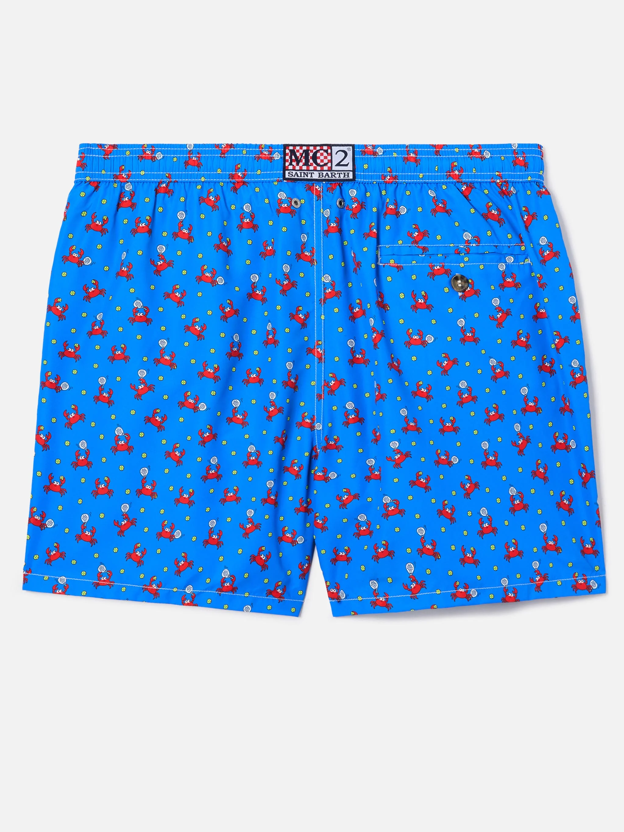 Bluette Lighting Micro swim shorts with crab padel print - Image 2