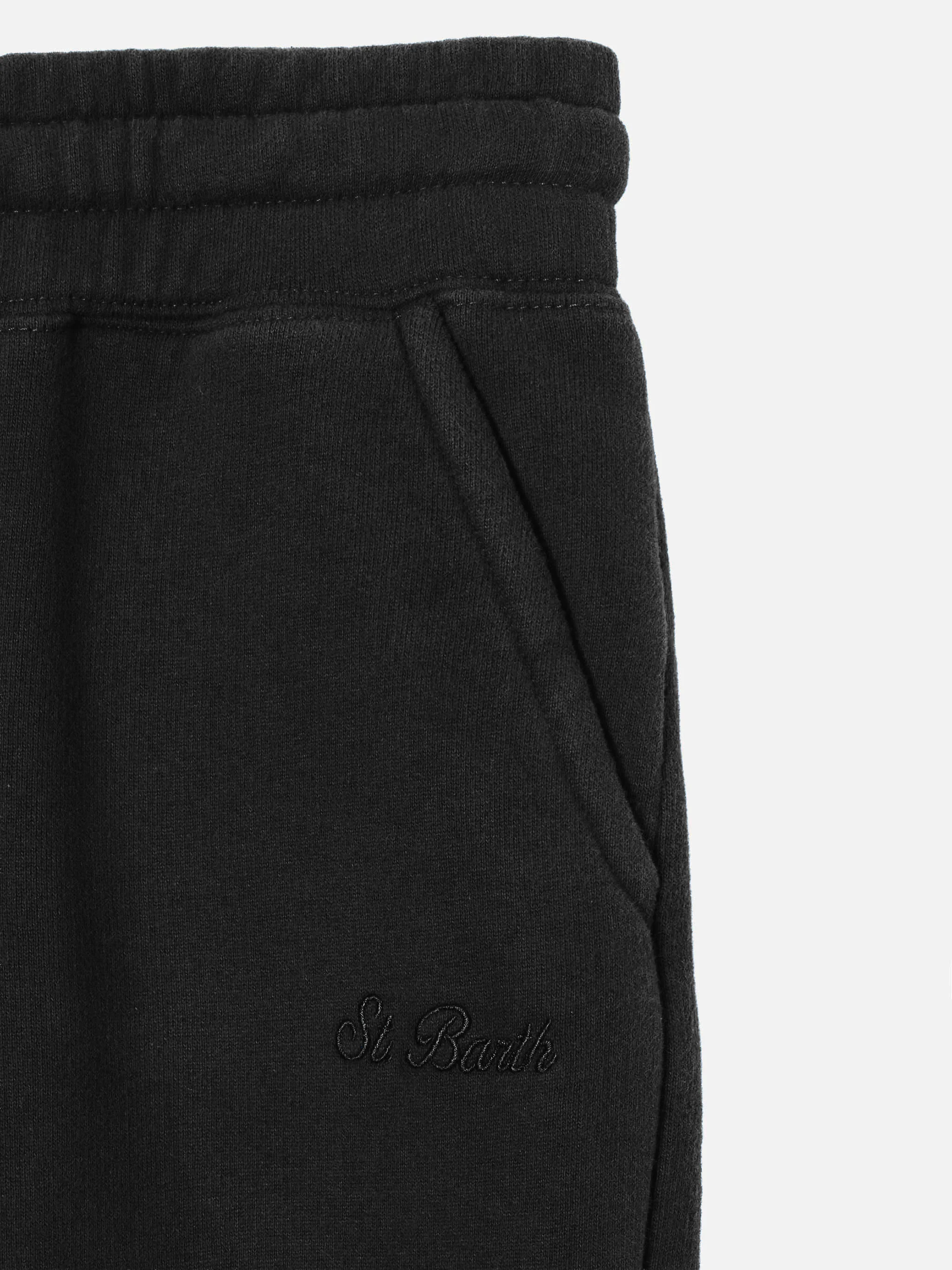 Bolt black fleece sweatpants - Image 3