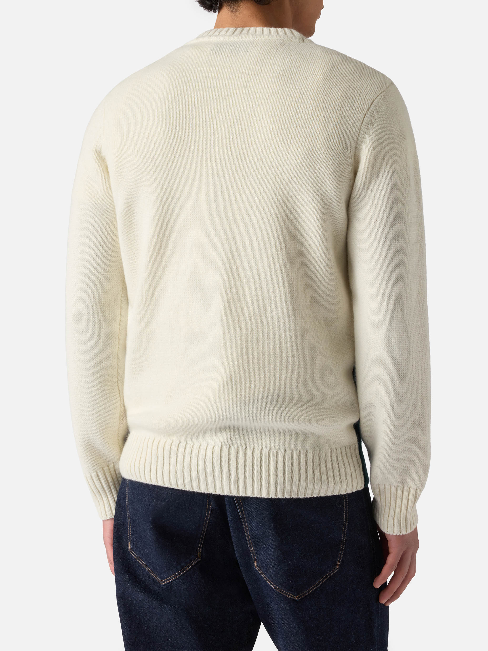 Bombardino crewneck with Courmayeur jacquard | COURMAYEUR SPECIAL EDITION - Image 3