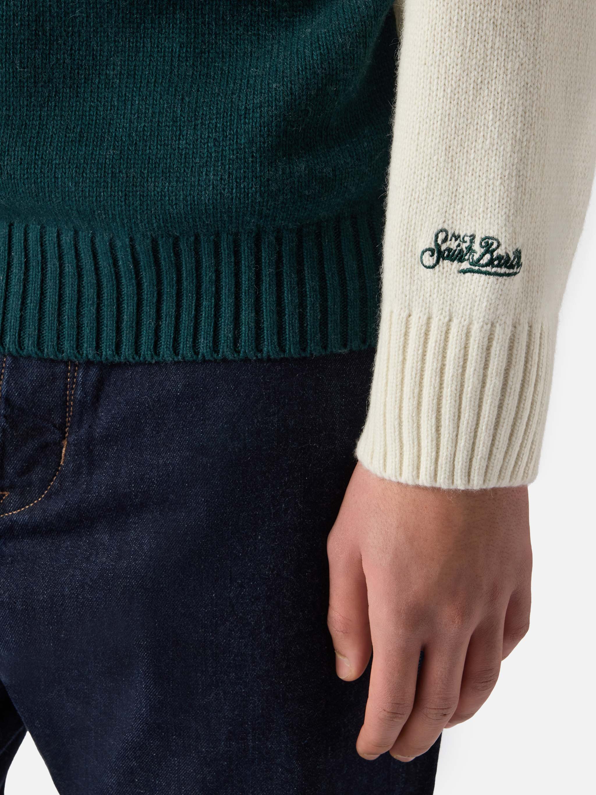 Bombardino crewneck with Courmayeur jacquard | COURMAYEUR SPECIAL EDITION - Image 4