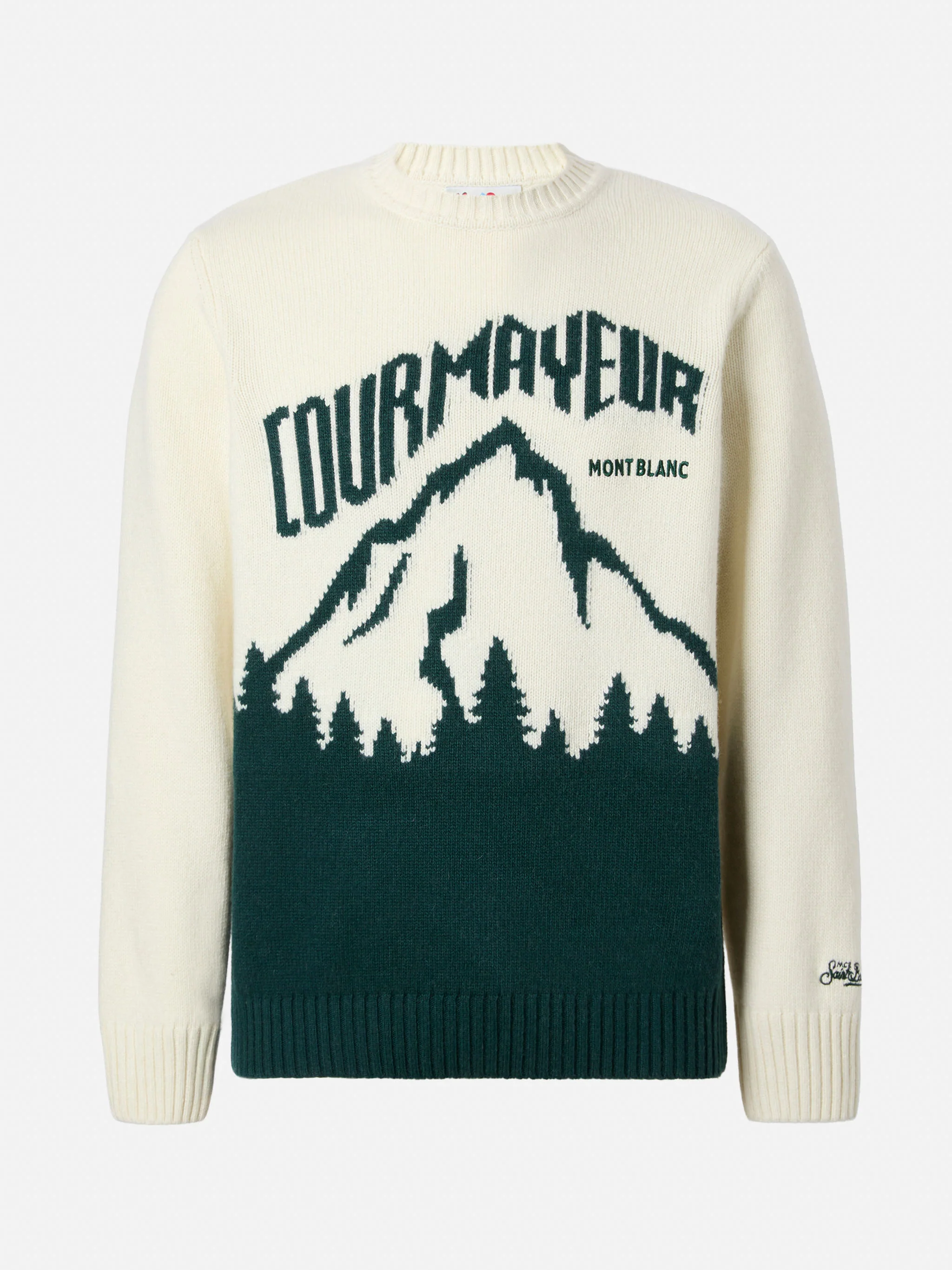 Bombardino crewneck with Courmayeur jacquard | COURMAYEUR SPECIAL EDITION - Image 5